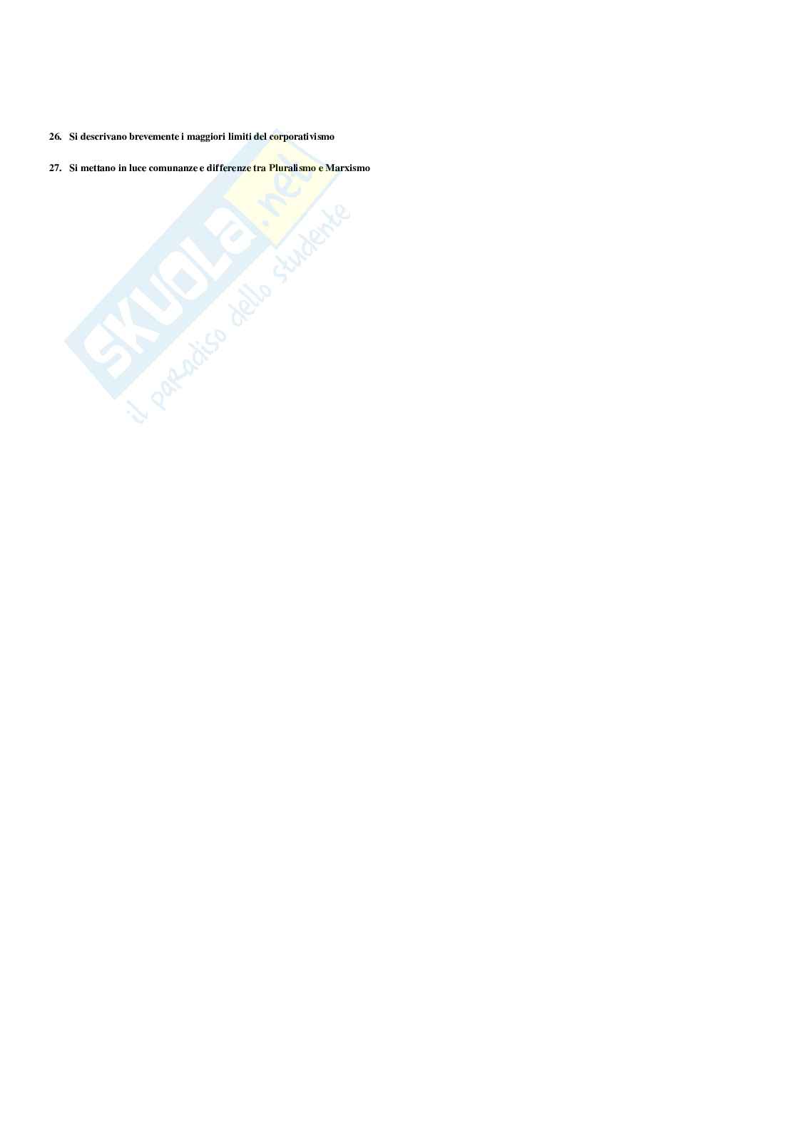 Paniere verificato e svolto di Analisi delle politiche pubbliche - Risposte multiple Pag. 11