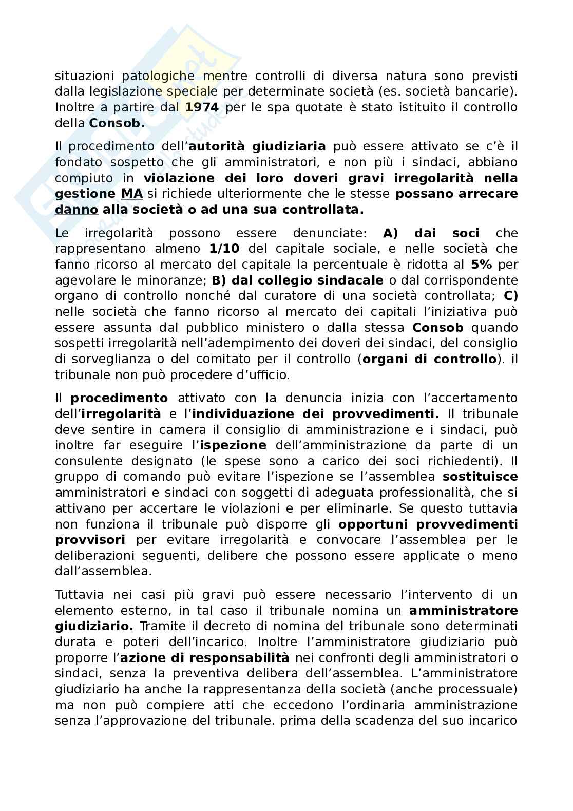 Società per azioni e le azioni Pag. 31