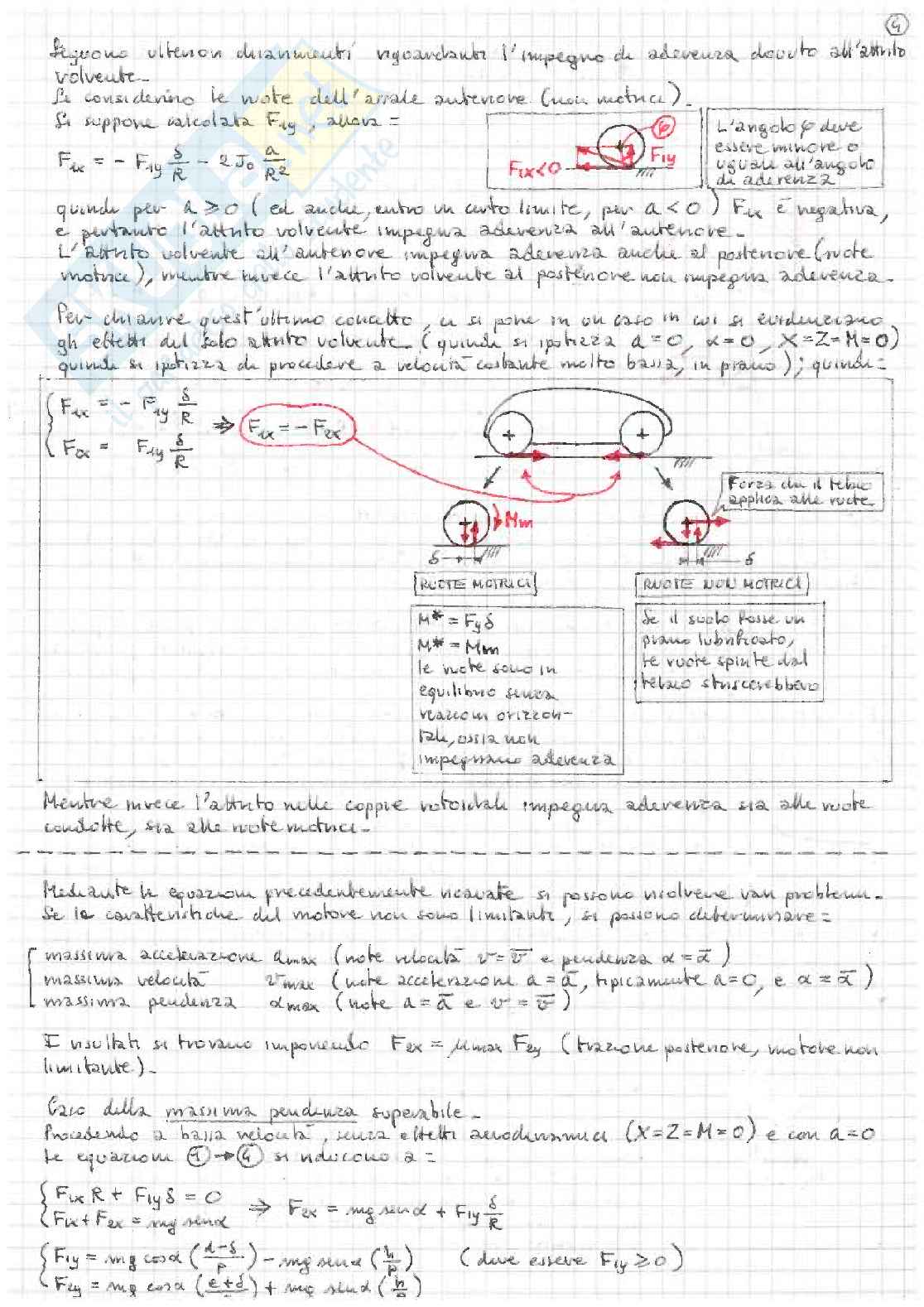 Appunti meccanica del veicolo  Pag. 16