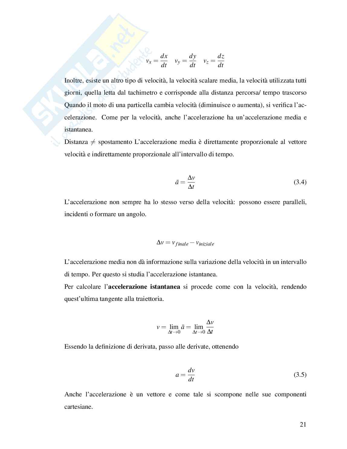 Appunti utili per l'esame di Fisica 1 Pag. 21