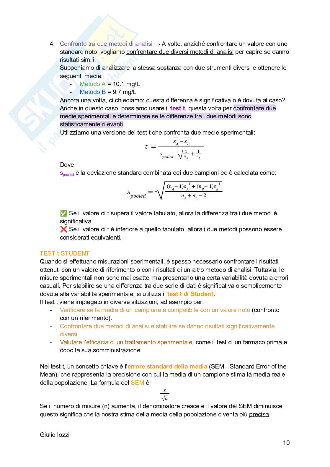 Chimica analitica Pag. 11