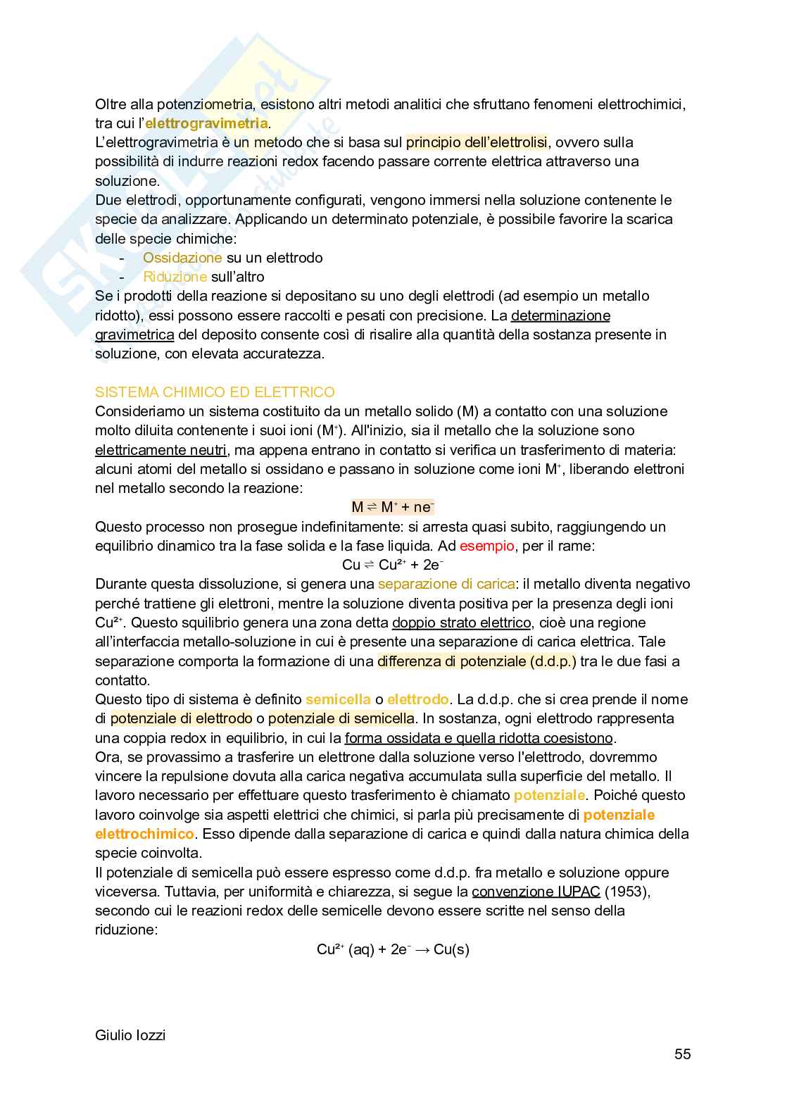 Chimica analitica Pag. 56