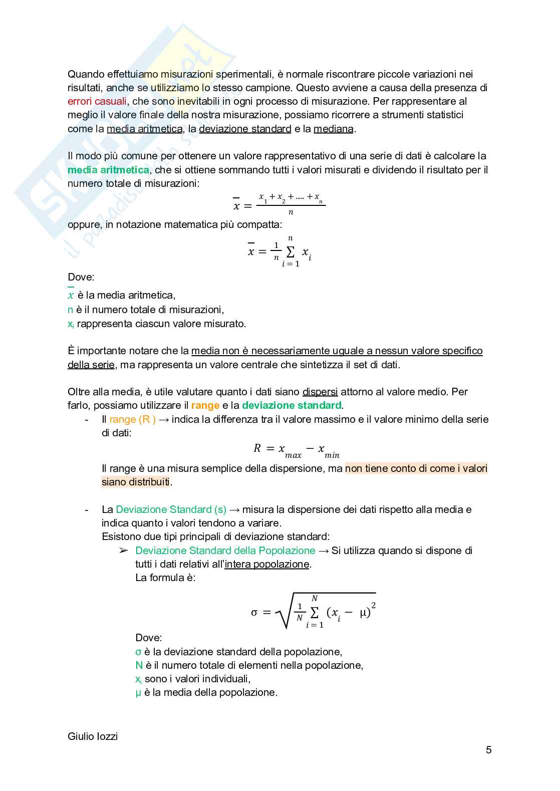 Chimica analitica Pag. 6