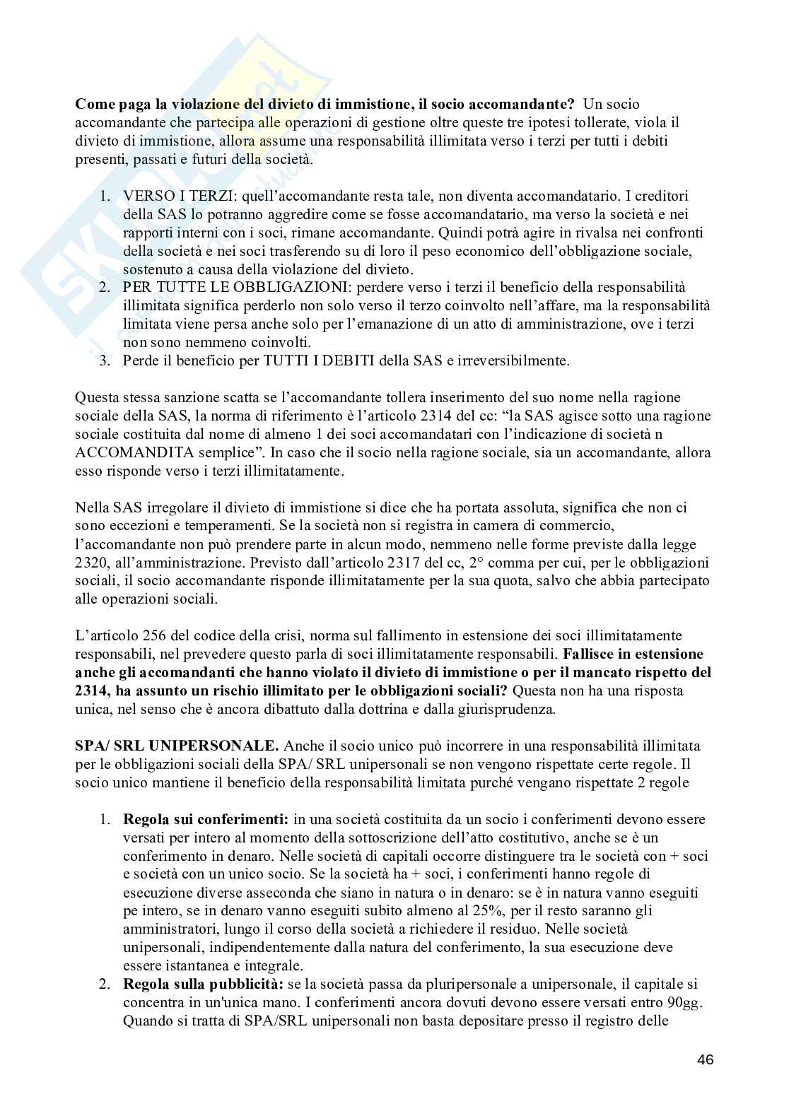 Appunti di Diritto commerciale Pag. 46