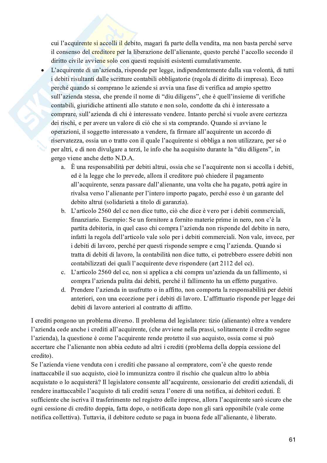 Appunti di Diritto commerciale Pag. 61