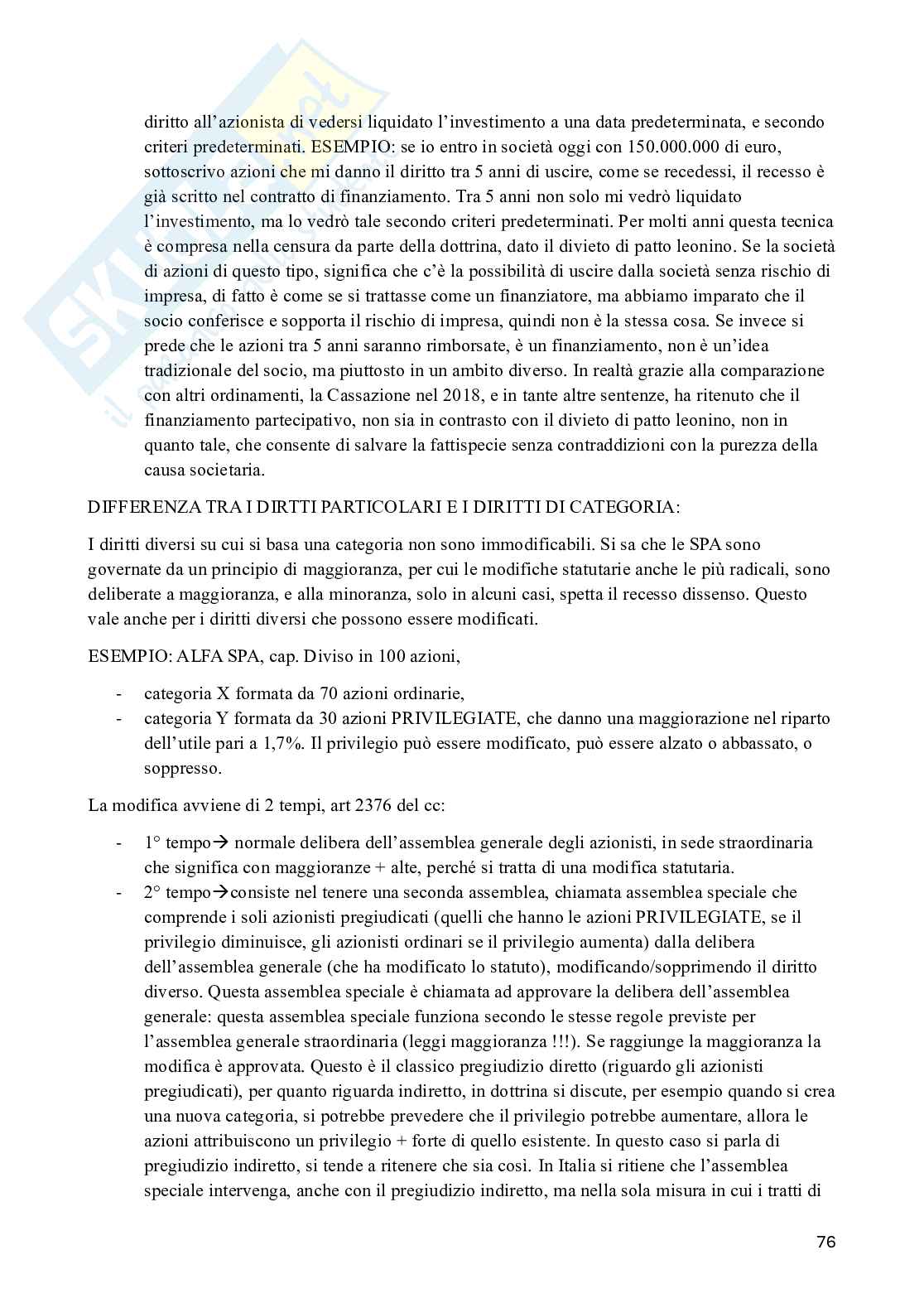 Appunti di Diritto commerciale Pag. 76