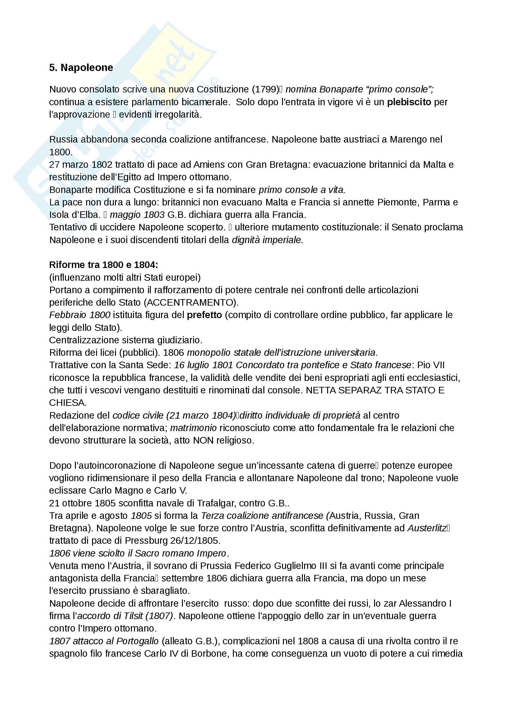 Forme e modelli di comunicazione in età contemporanea - da Napoleone ai moti del '48 Pag. 1