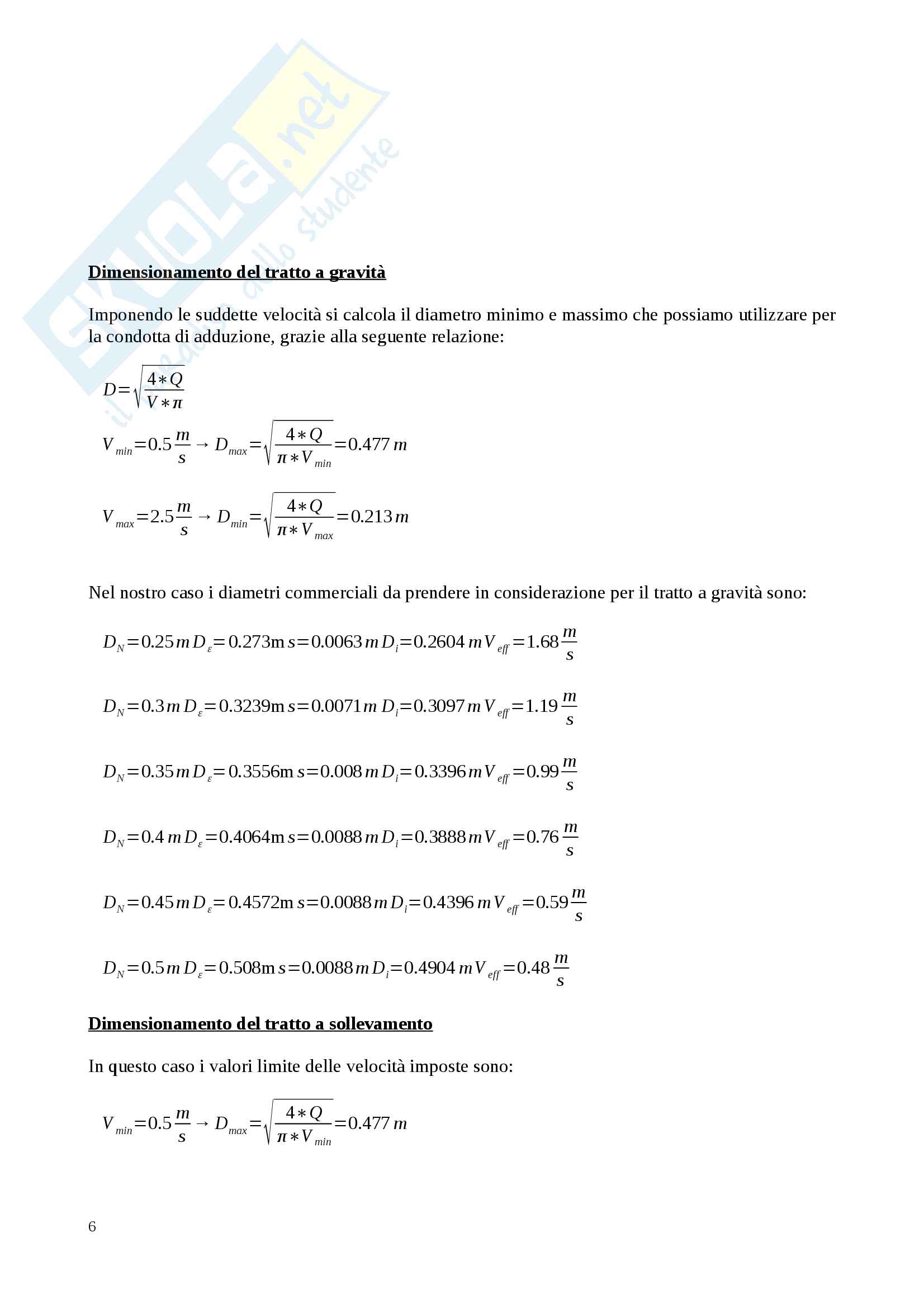 Relazione rete esterna Moiano Montesarchio Pag. 6