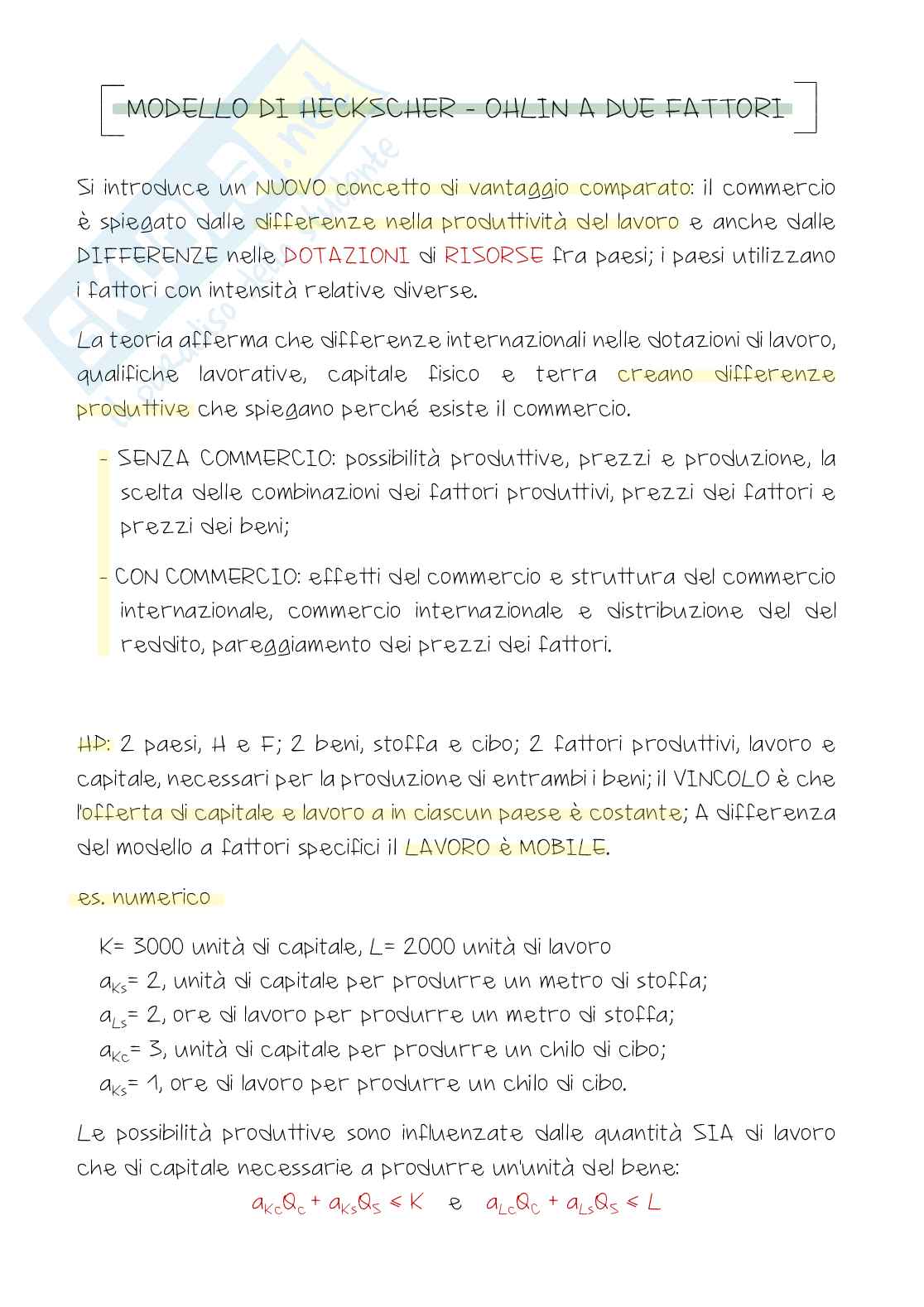 Appunti completi di Economia internazionale Pag. 51