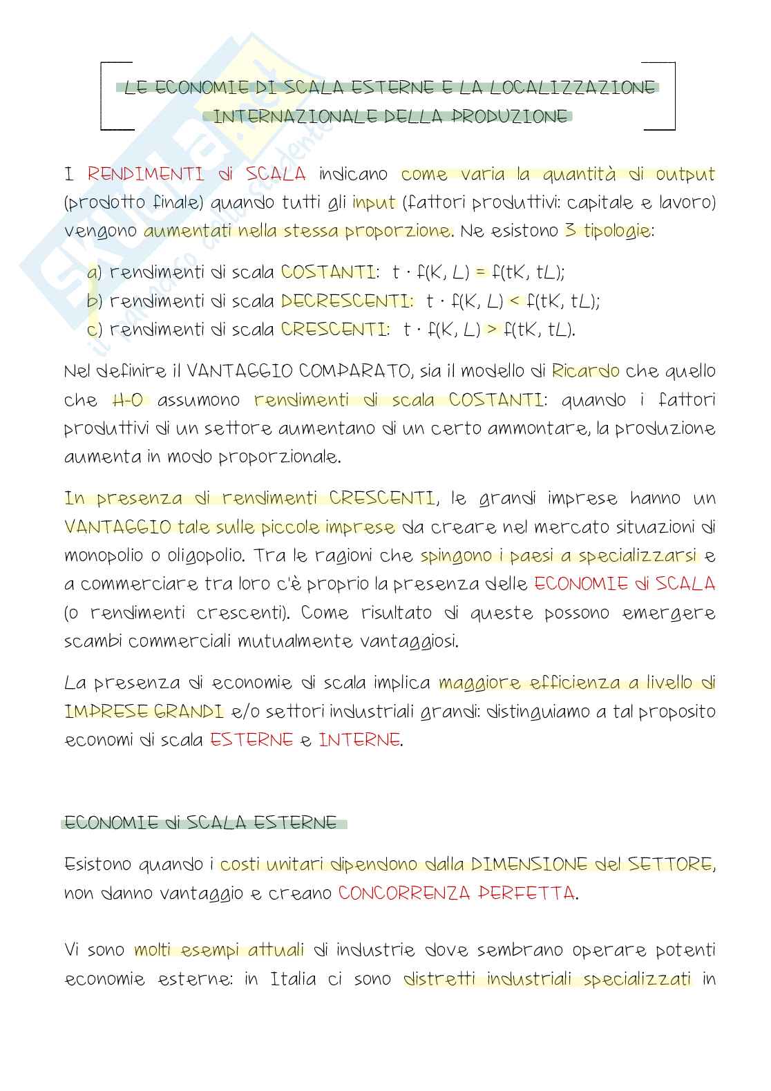 Appunti completi di Economia internazionale Pag. 66