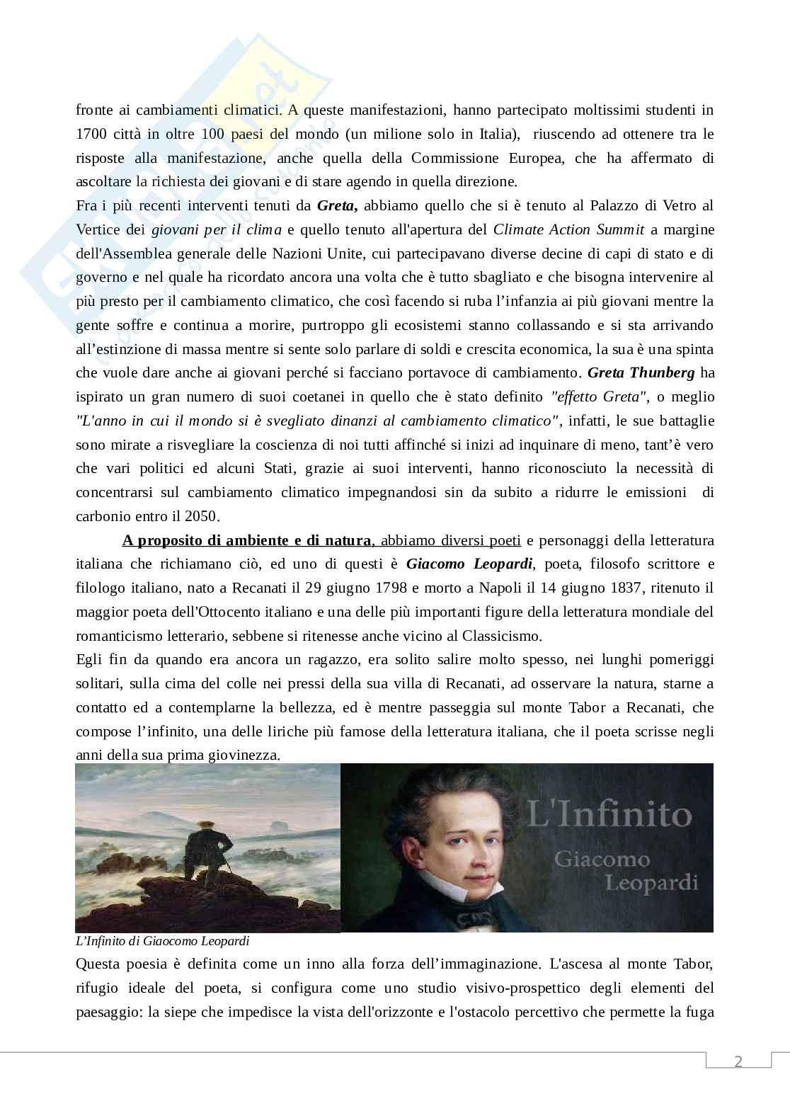 Tesina sulla lotta al cambiamento climatico Pag. 11
