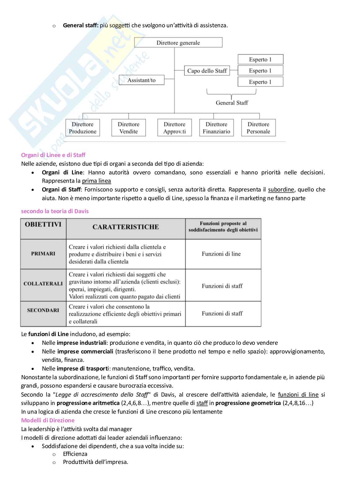 Riassunto esame Economia Aziendale, Prof. Paoloni Mauro, libro consigliato Introduzione ed orientamento allo studio delle aziende, Paoloni   Pag. 11