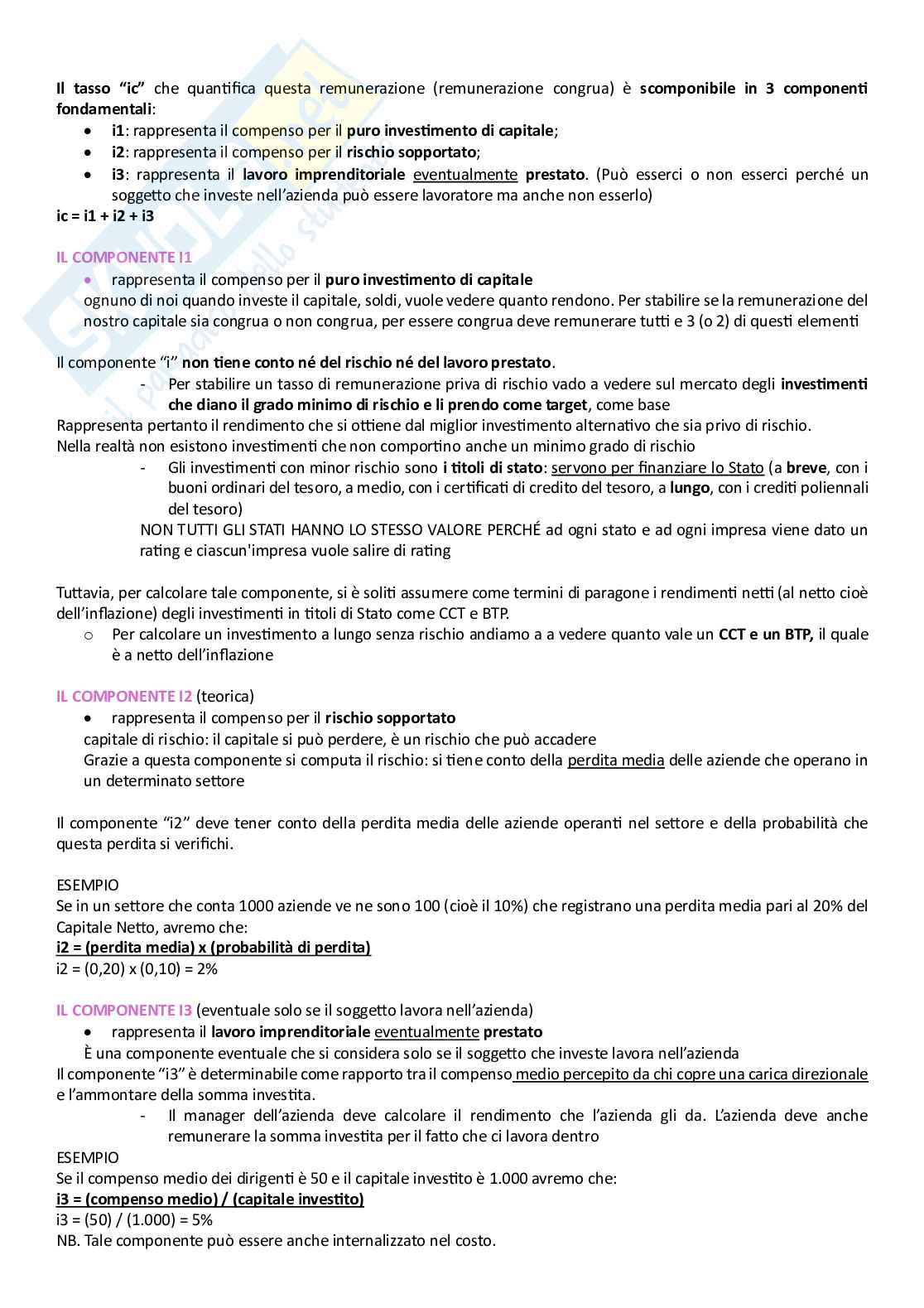 Riassunto esame Economia Aziendale, Prof. Paoloni Mauro, libro consigliato Introduzione ed orientamento allo studio delle aziende, Paoloni   Pag. 36
