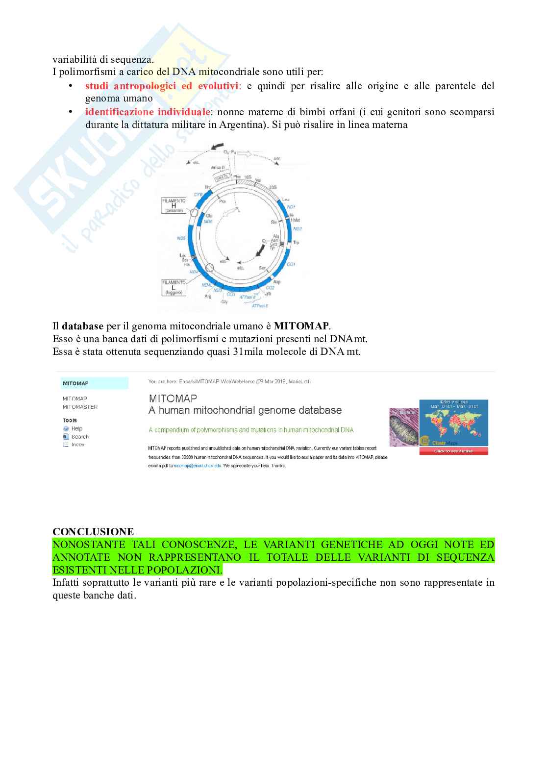 Genetica forense - l'era della genomica Pag. 16