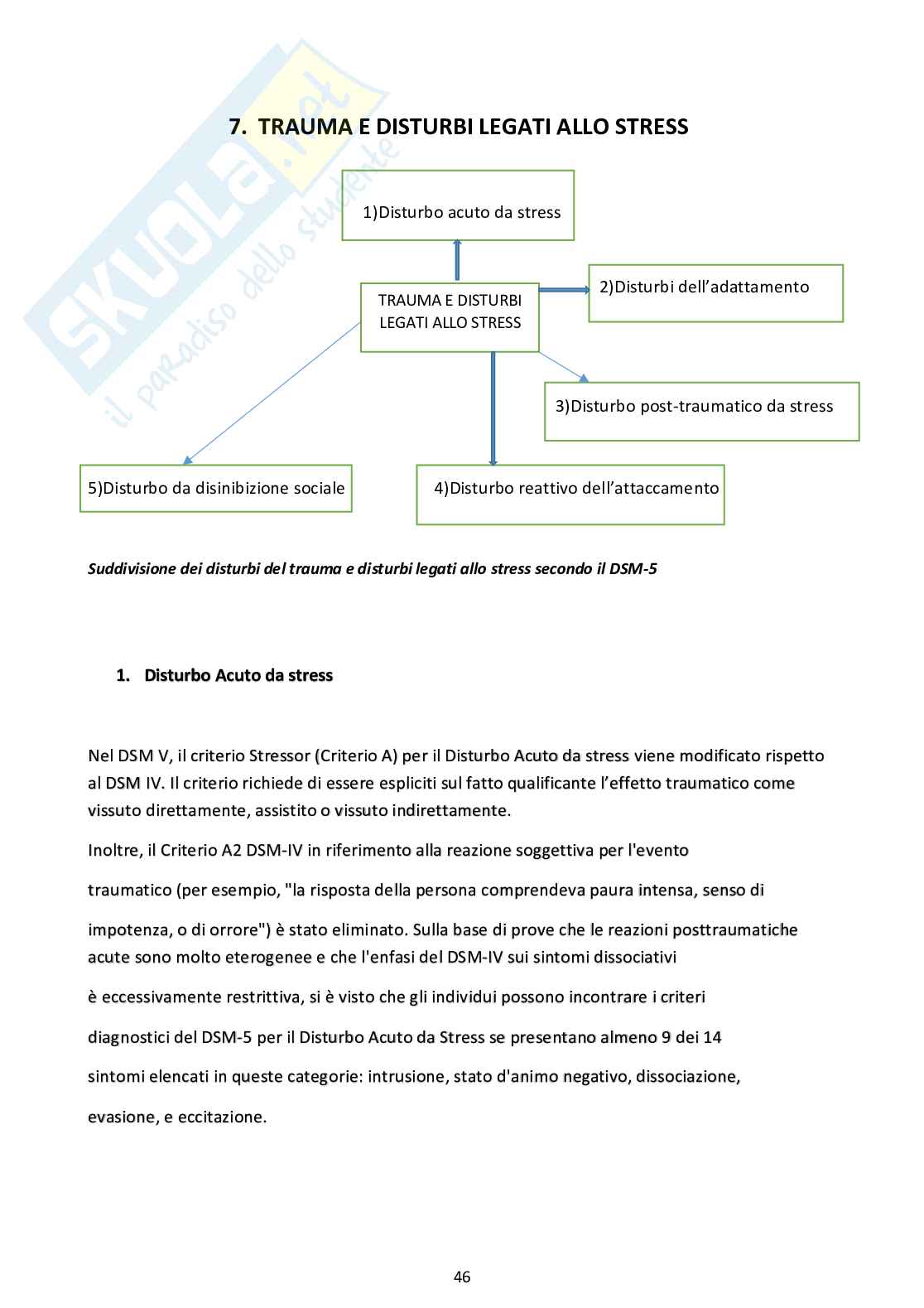 Appunti dell'esame di Psicologia clinica Pag. 46