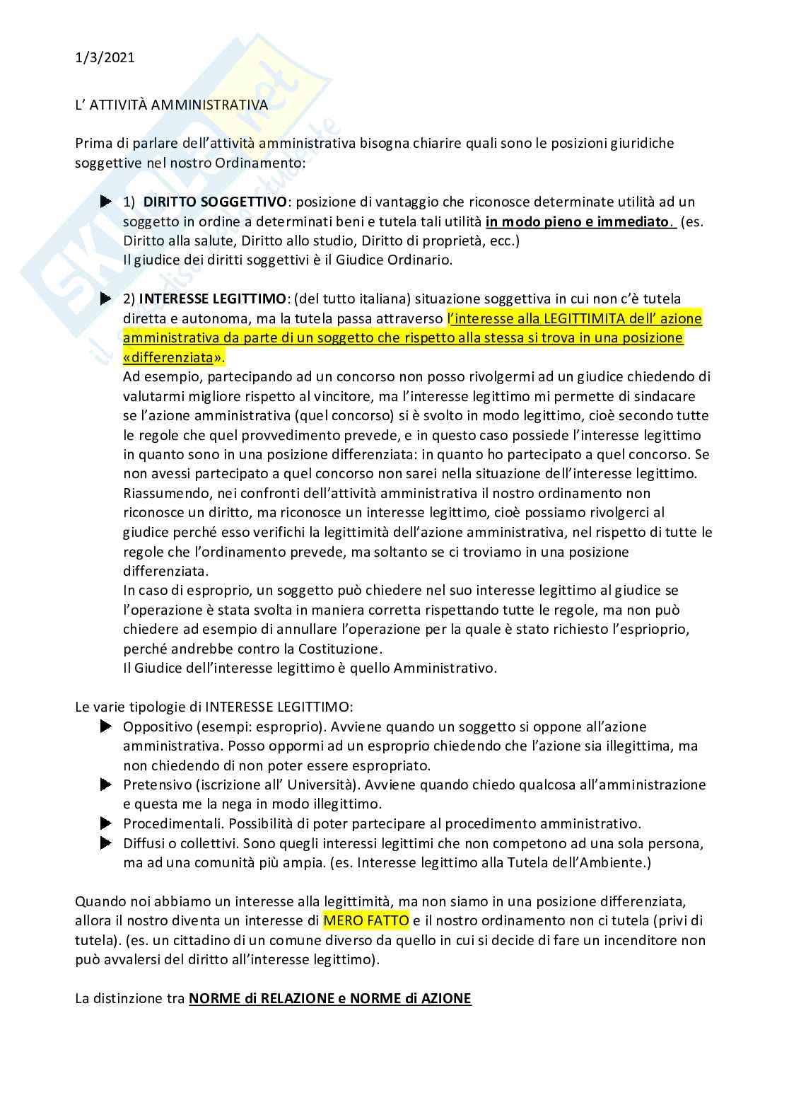 Diritto amministrativo Pag. 16