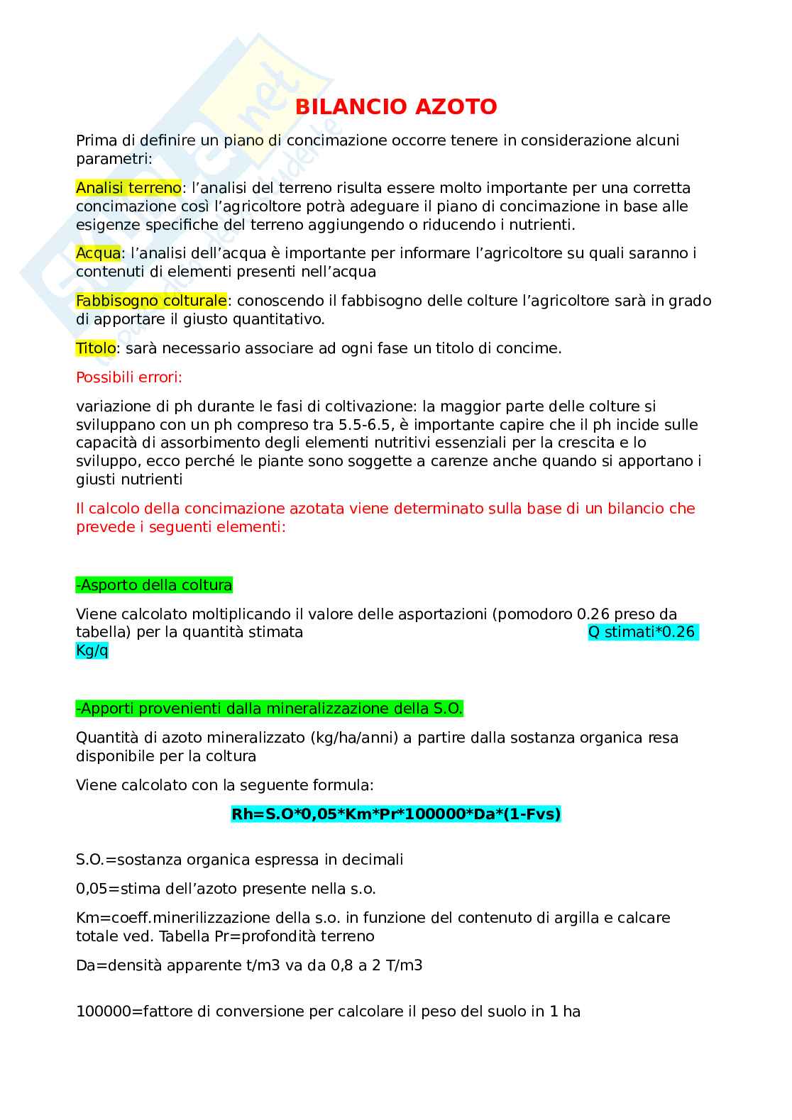 Scienze statistiche nell'azoto Pag. 1