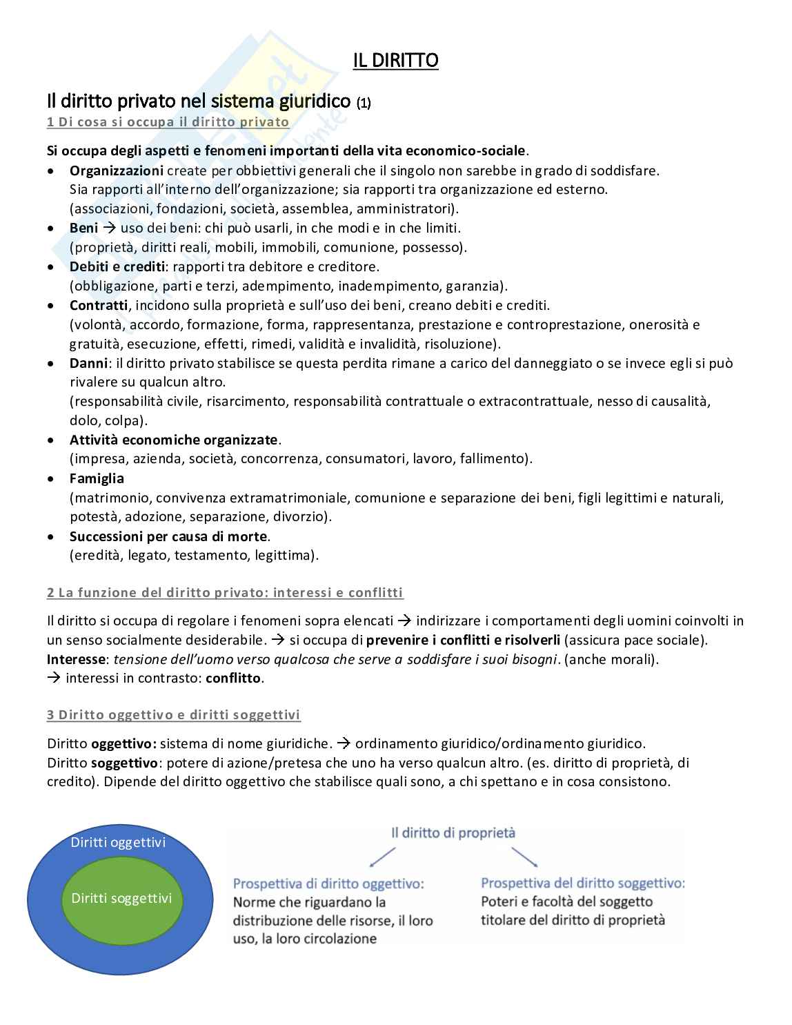 Appunti relativi alle lezioni del corso "Diritto Privato" Pag. 2