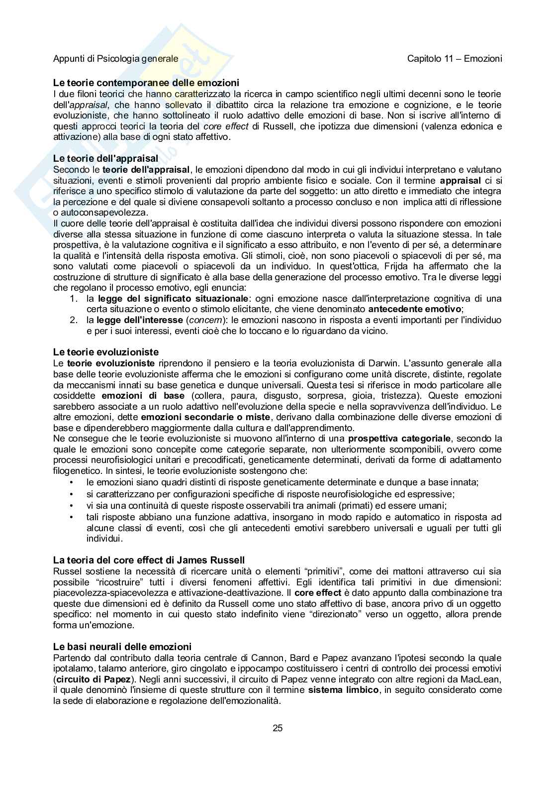 Appunti di Psicologia generale Pag. 26