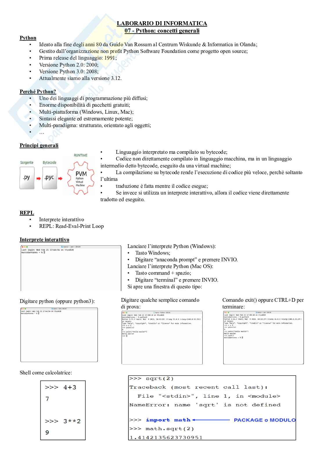 Appunti Informatica: teoria e Python Pag. 21