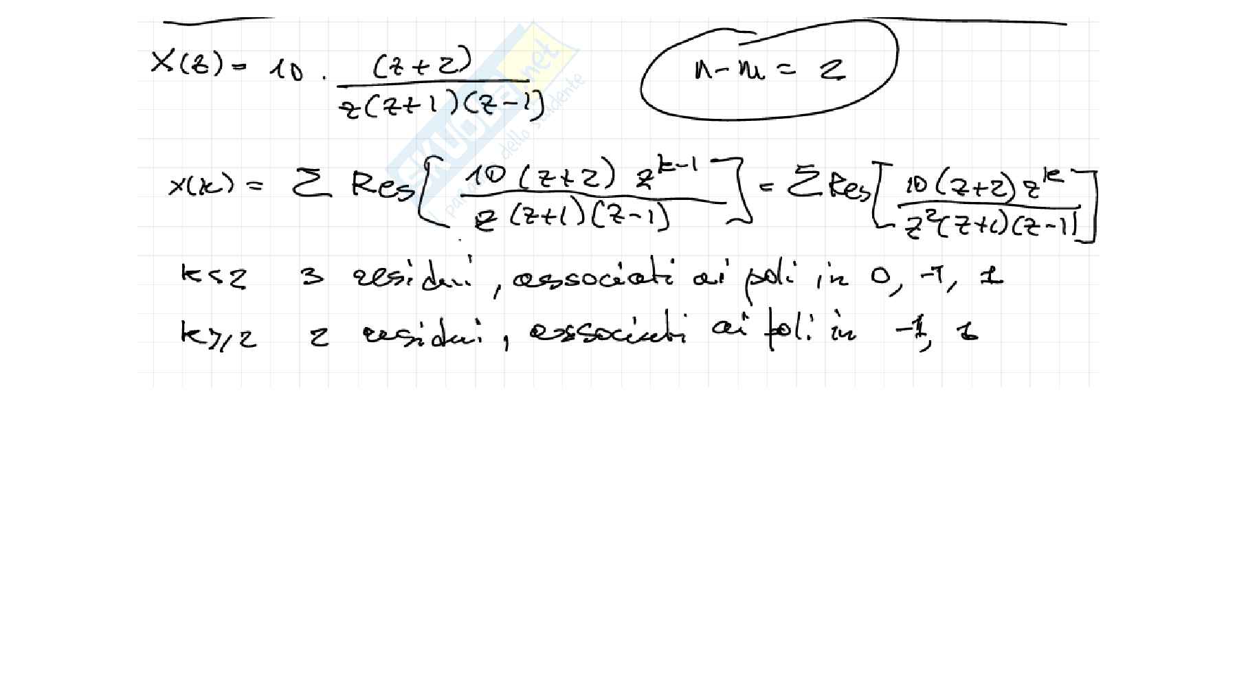 Fondamenti di automatica Pag. 31