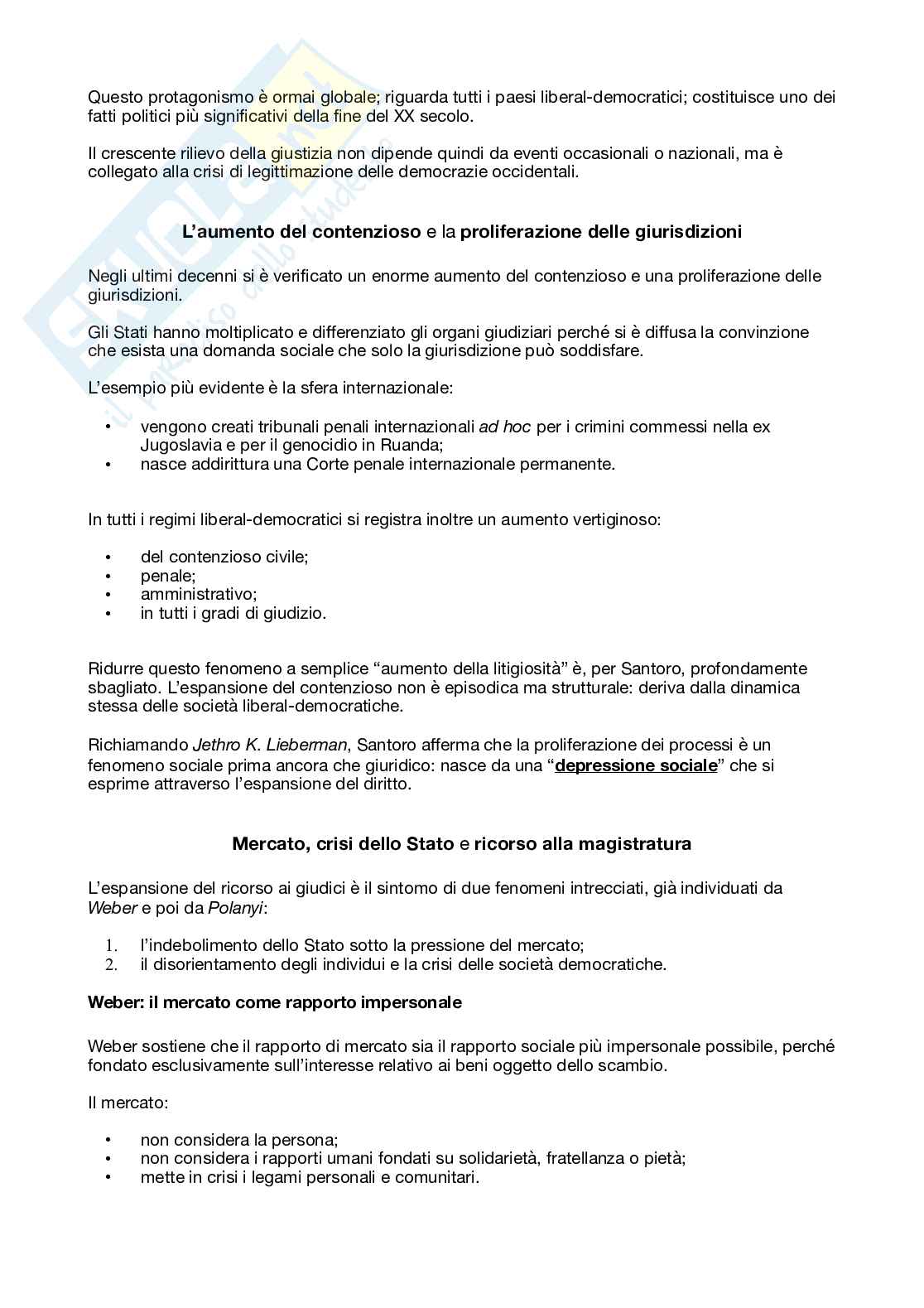 Riassunto esame Filosofia del Diritto, Prof. Re Lucia, libro consigliato Diritto e Diritti: lo Stato di diritto nell’era della globalizzazione, Santoro Pag. 21