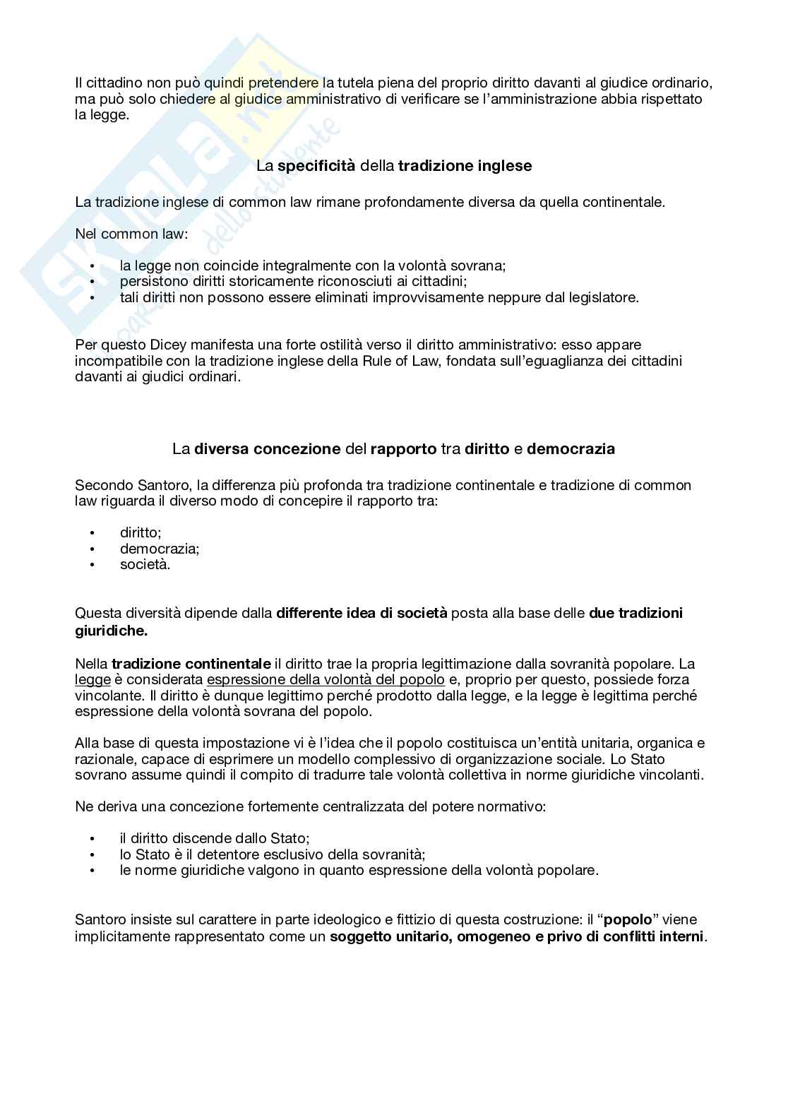 Riassunto esame Filosofia del Diritto, Prof. Re Lucia, libro consigliato Diritto e Diritti: lo Stato di diritto nell’era della globalizzazione, Santoro Pag. 6