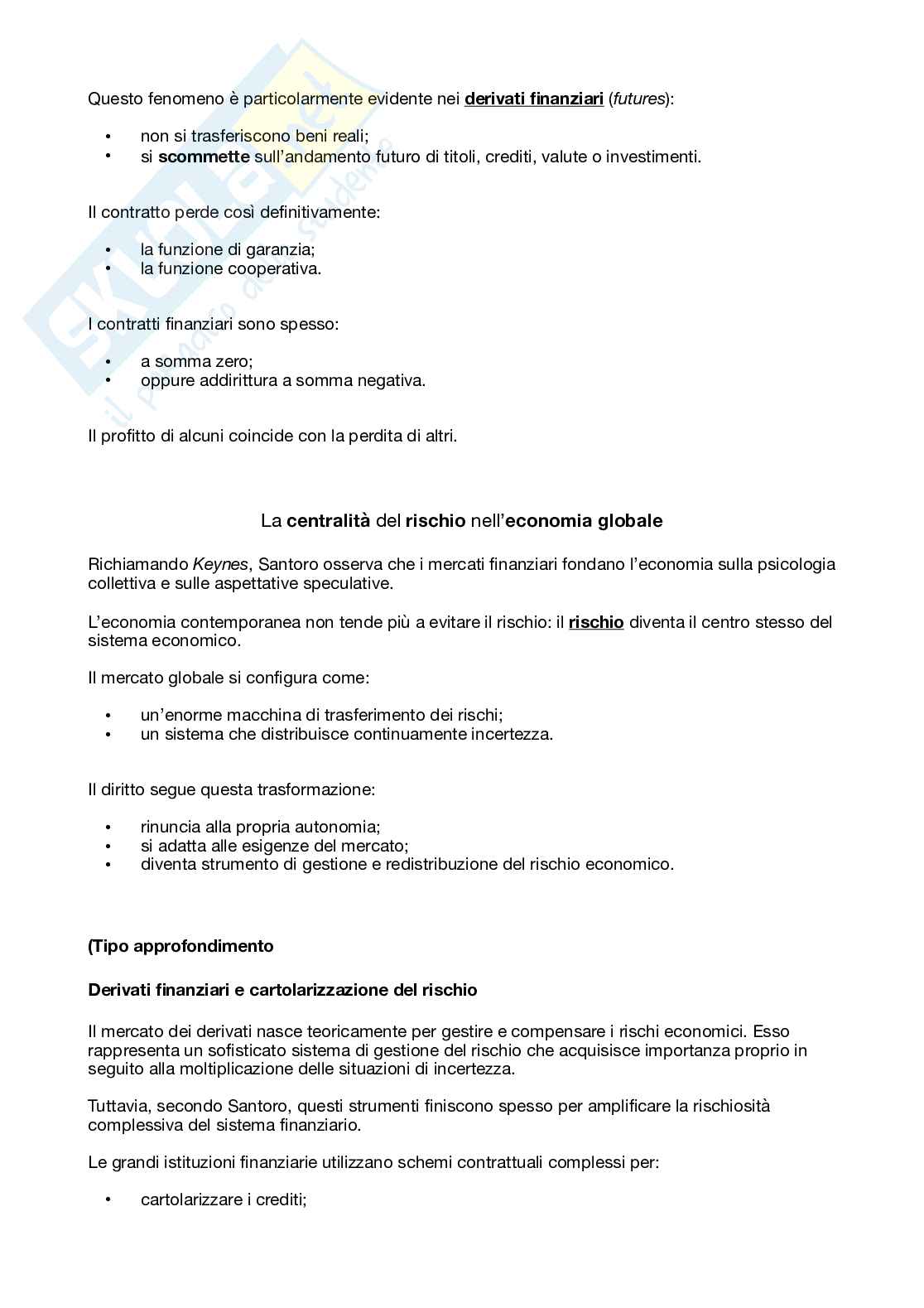 Riassunto esame Filosofia del Diritto, Prof. Re Lucia, libro consigliato Diritto e Diritti: lo Stato di diritto nell’era della globalizzazione, Santoro Pag. 61
