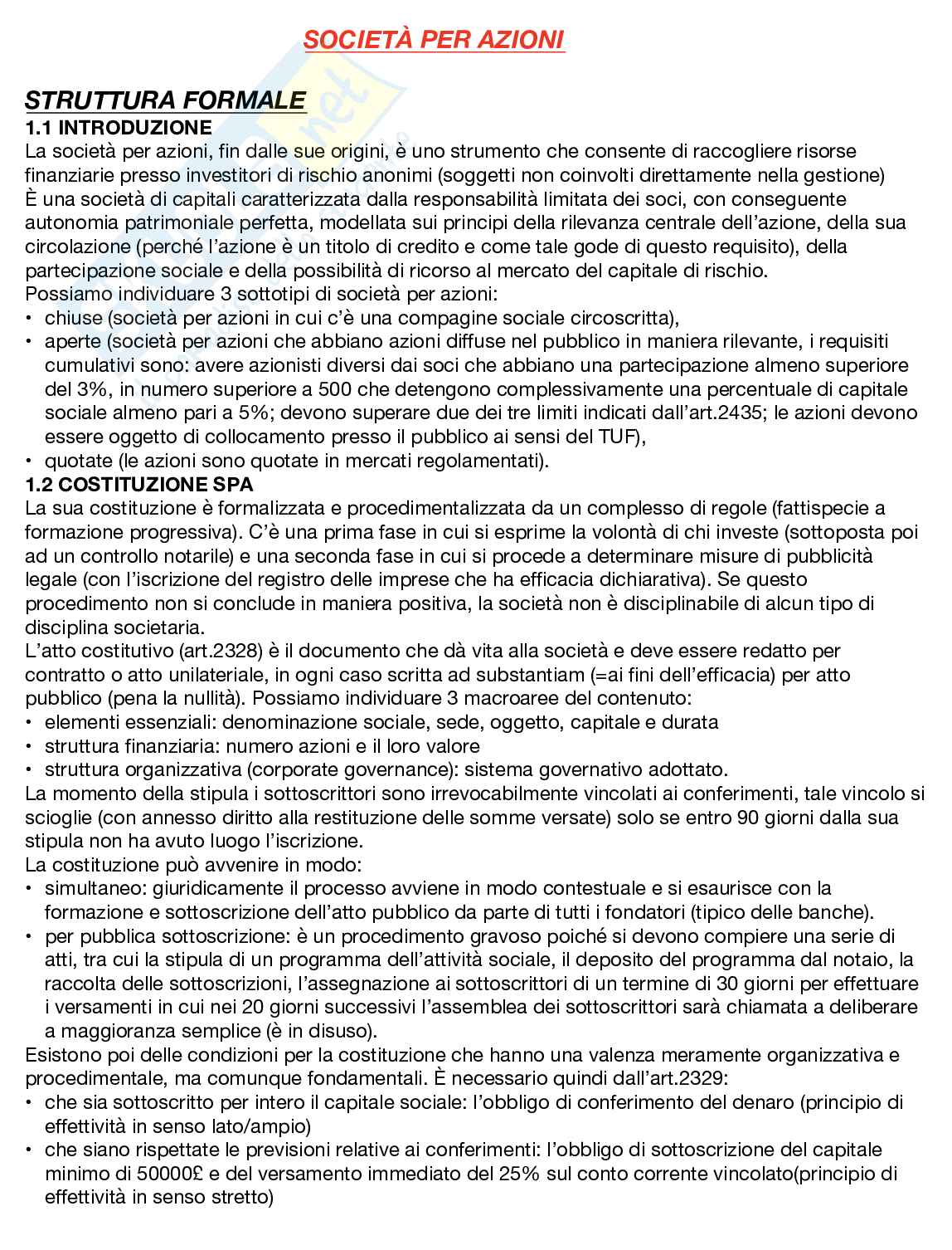 Appunti Diritto commerciale  Pag. 1