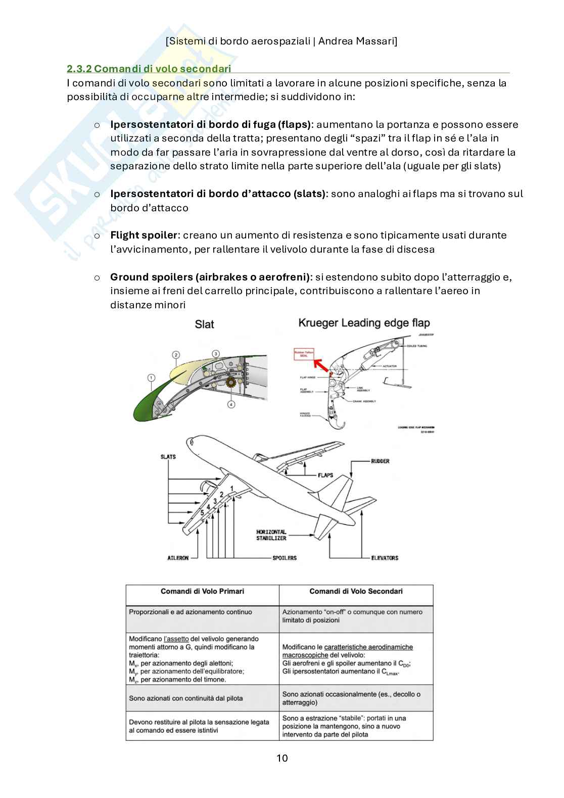 Sistemi di bordo aerospaziali, 2025/2026 Pag. 11
