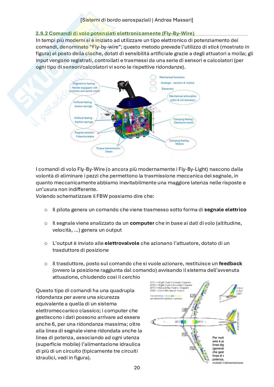 Sistemi di bordo aerospaziali, 2025/2026 Pag. 21