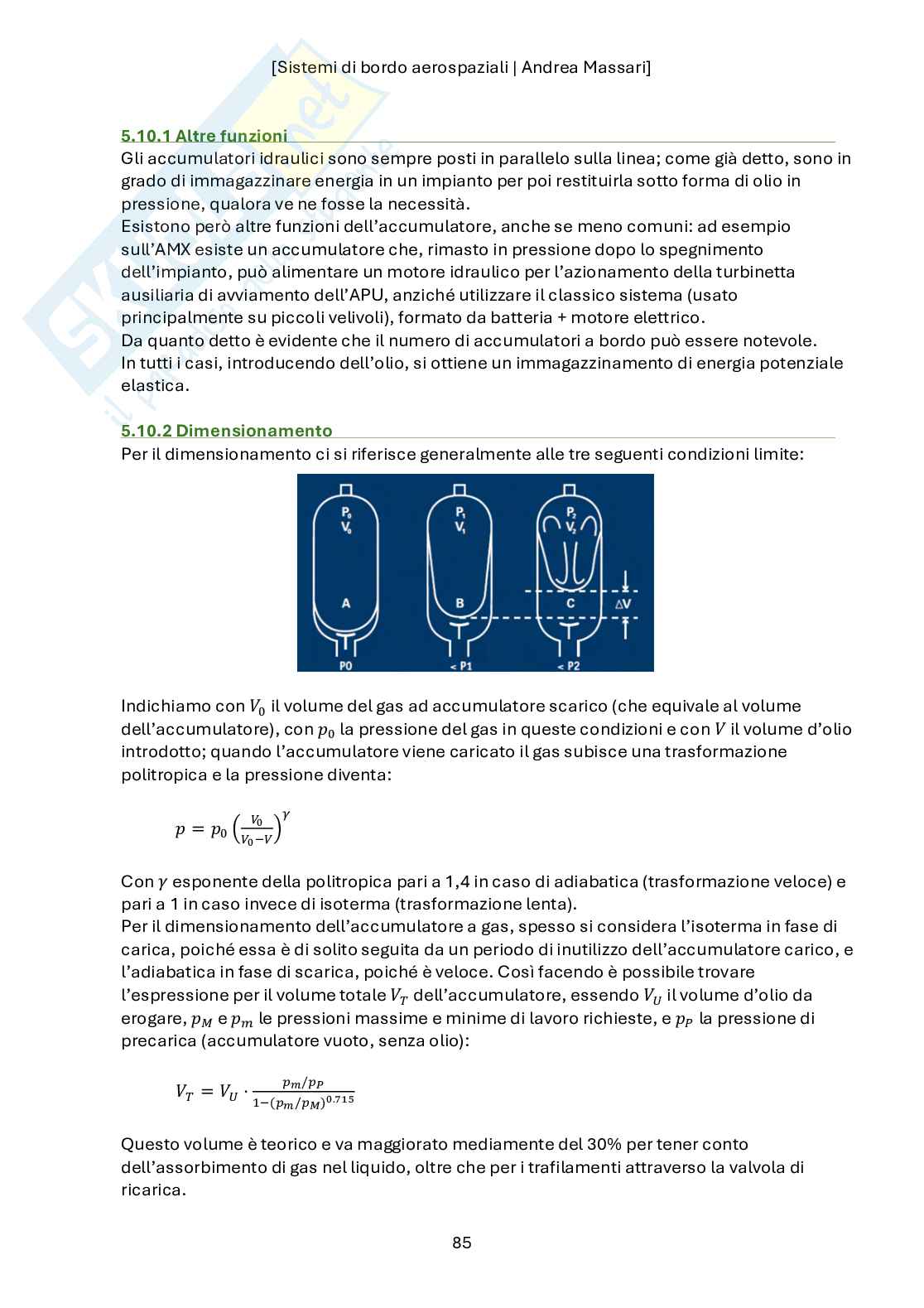 Sistemi di bordo aerospaziali, 2025/2026 Pag. 86