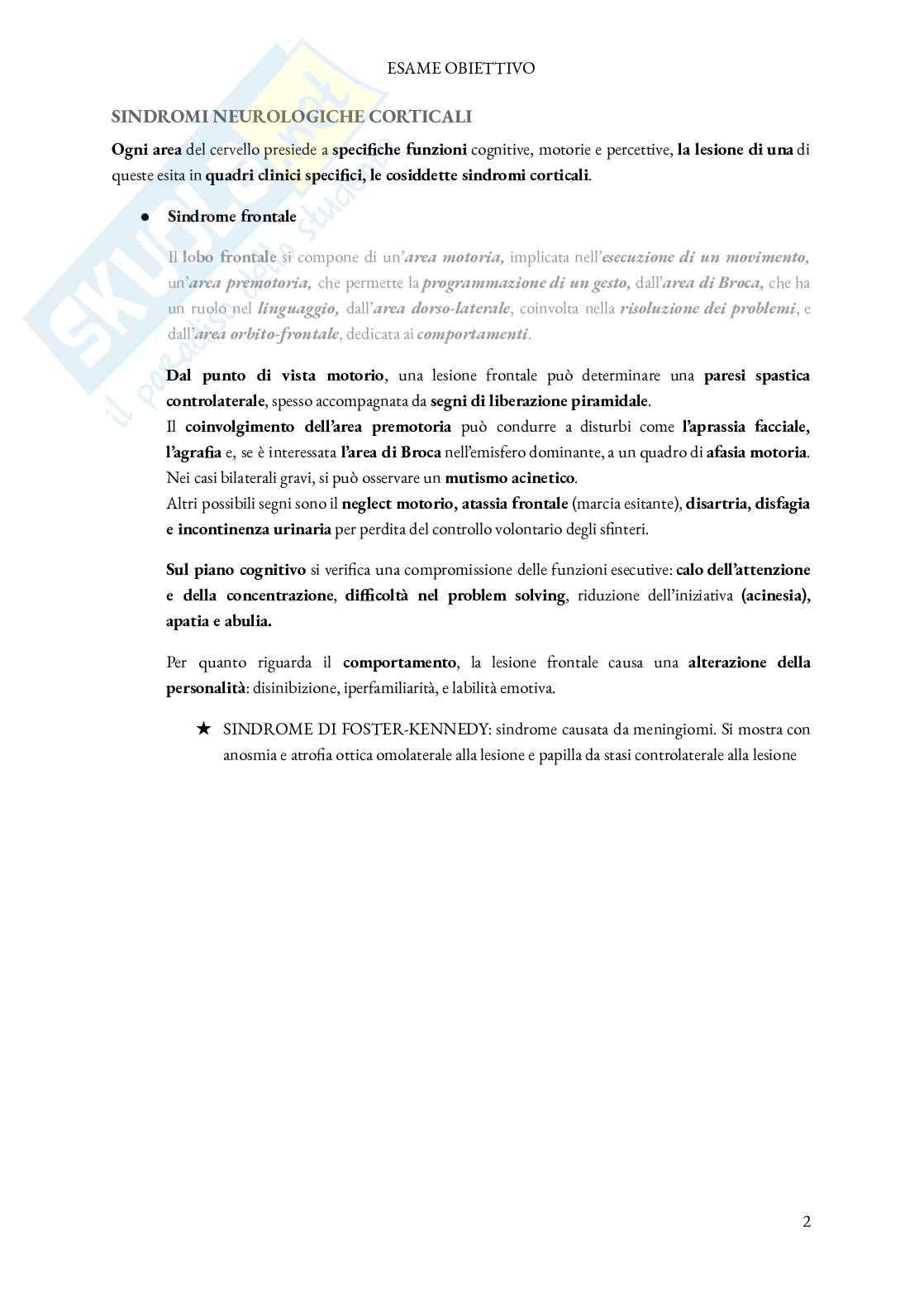 Road to Exam - Neurologia e riabilitazione neurologica Pag. 2