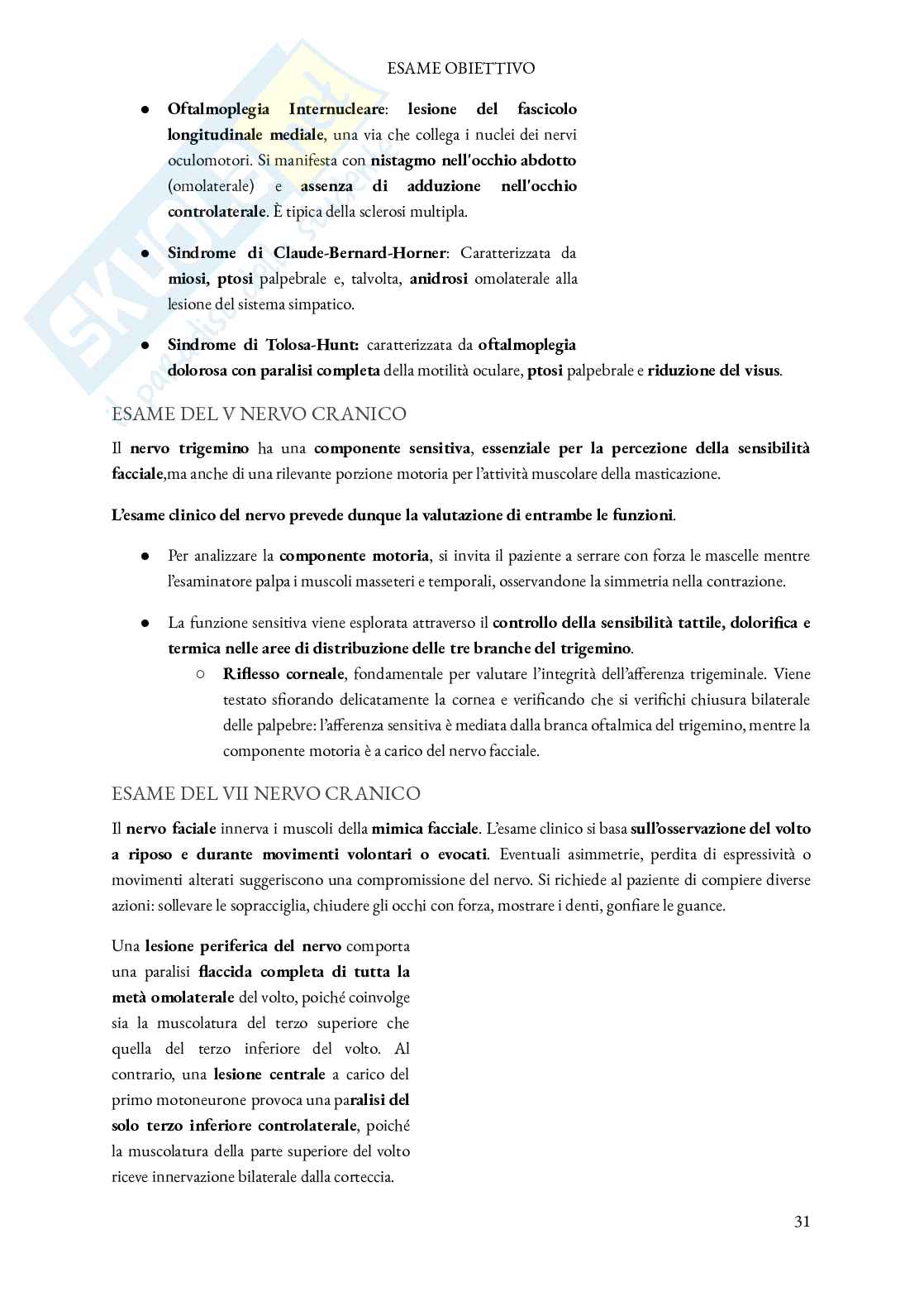 Road to Exam - Neurologia e riabilitazione neurologica Pag. 31