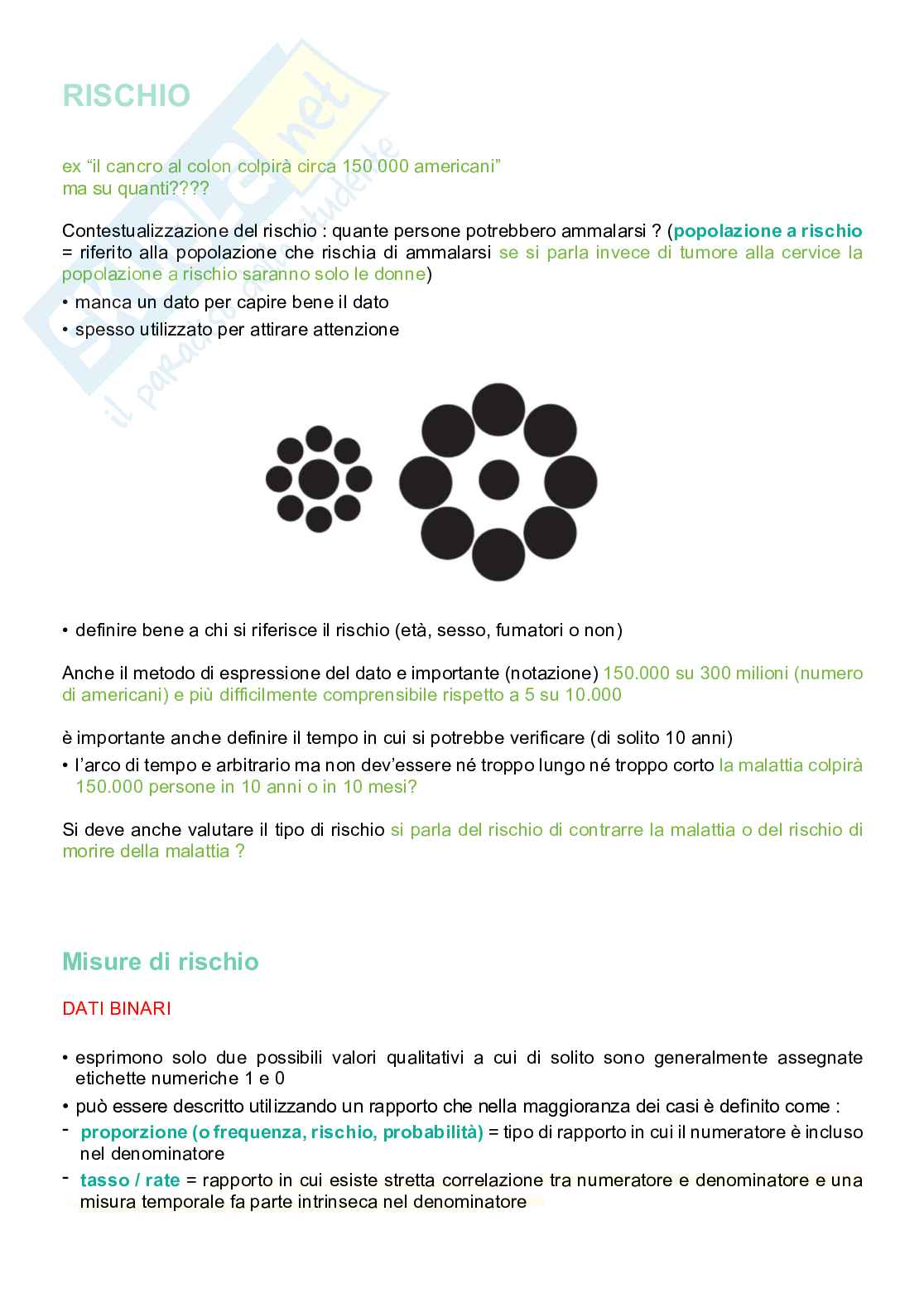 Appunti completi di Biostatistica - teoria Pag. 11