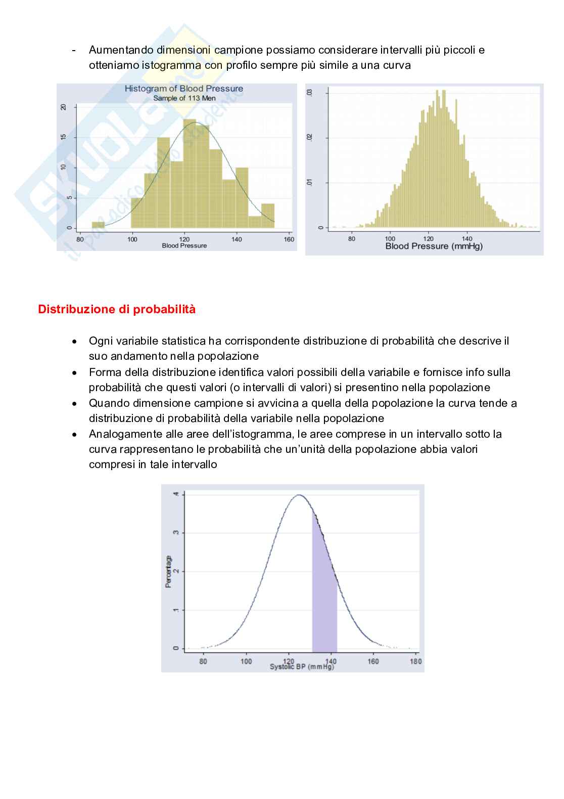 Appunti completi di Biostatistica - teoria Pag. 21