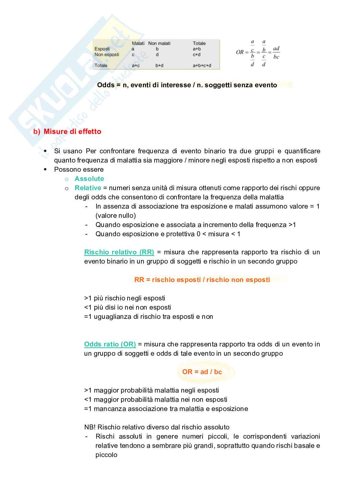 Appunti completi di Biostatistica - teoria Pag. 31