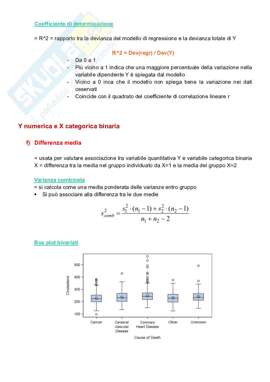 Appunti completi di Biostatistica - teoria Pag. 36