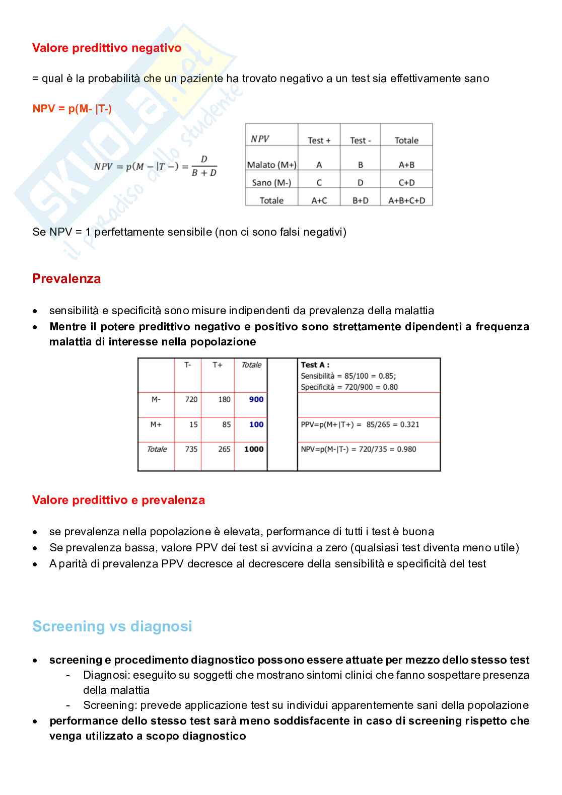 Appunti completi di Biostatistica - teoria Pag. 46