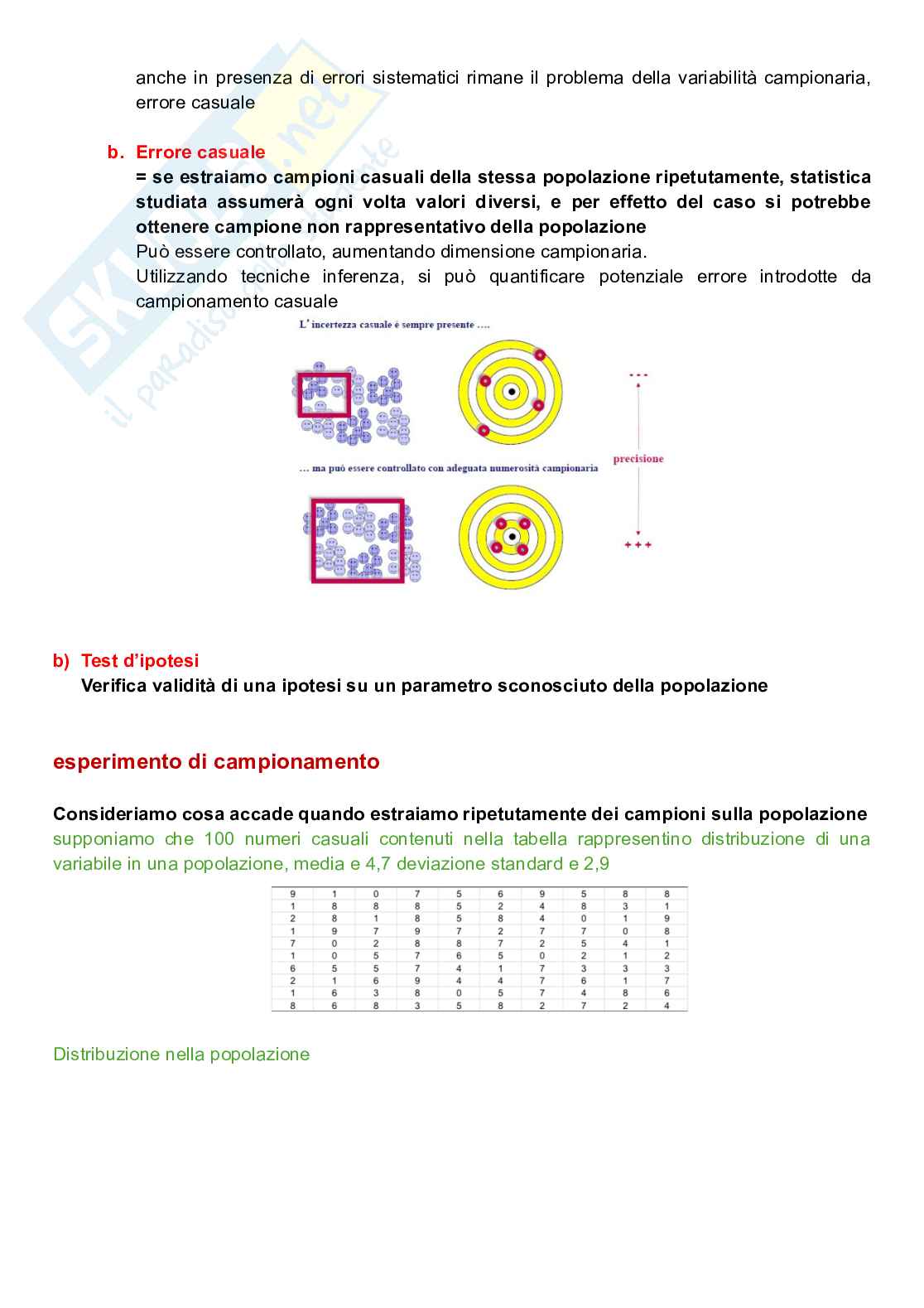 Appunti completi di Biostatistica - teoria Pag. 56