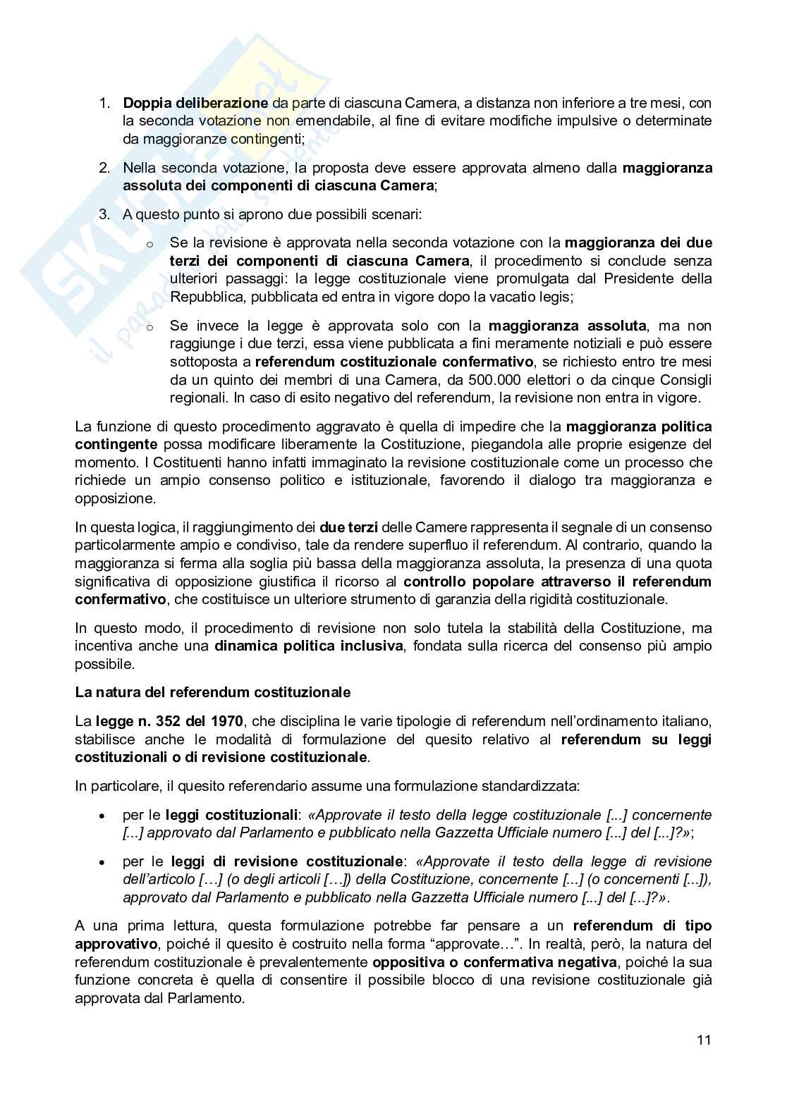 Appunti di Diritto costituzionale avanzato Pag. 11