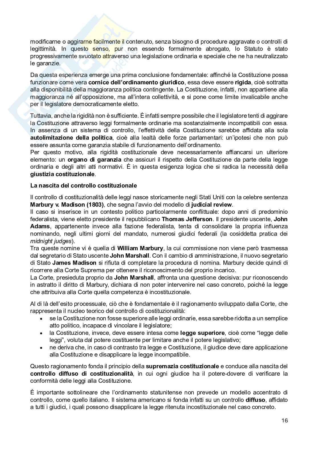 Appunti di Diritto costituzionale avanzato Pag. 16