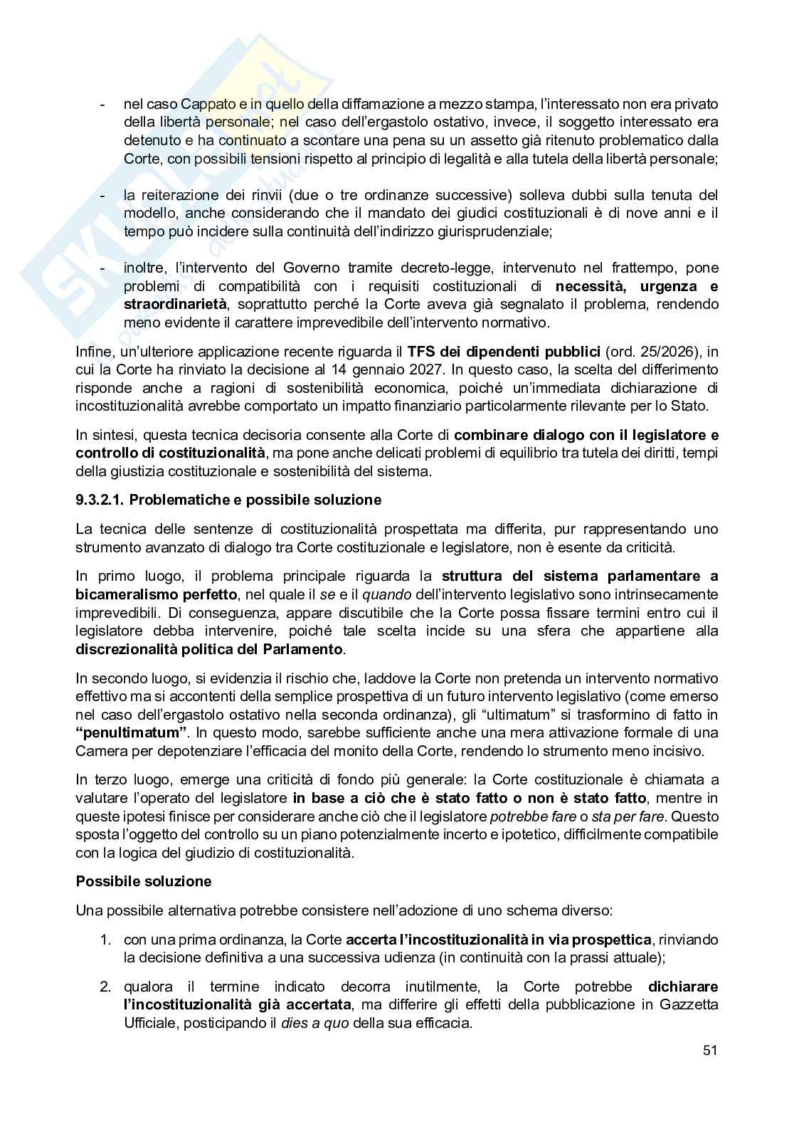 Appunti di Diritto costituzionale avanzato Pag. 51