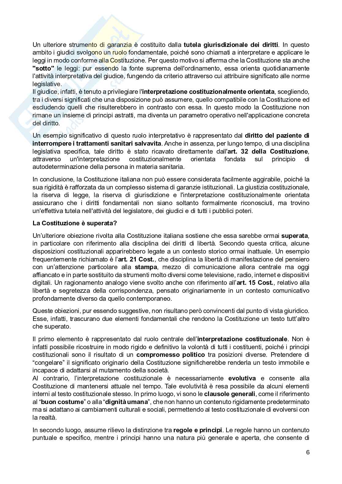 Appunti di Diritto costituzionale avanzato Pag. 6