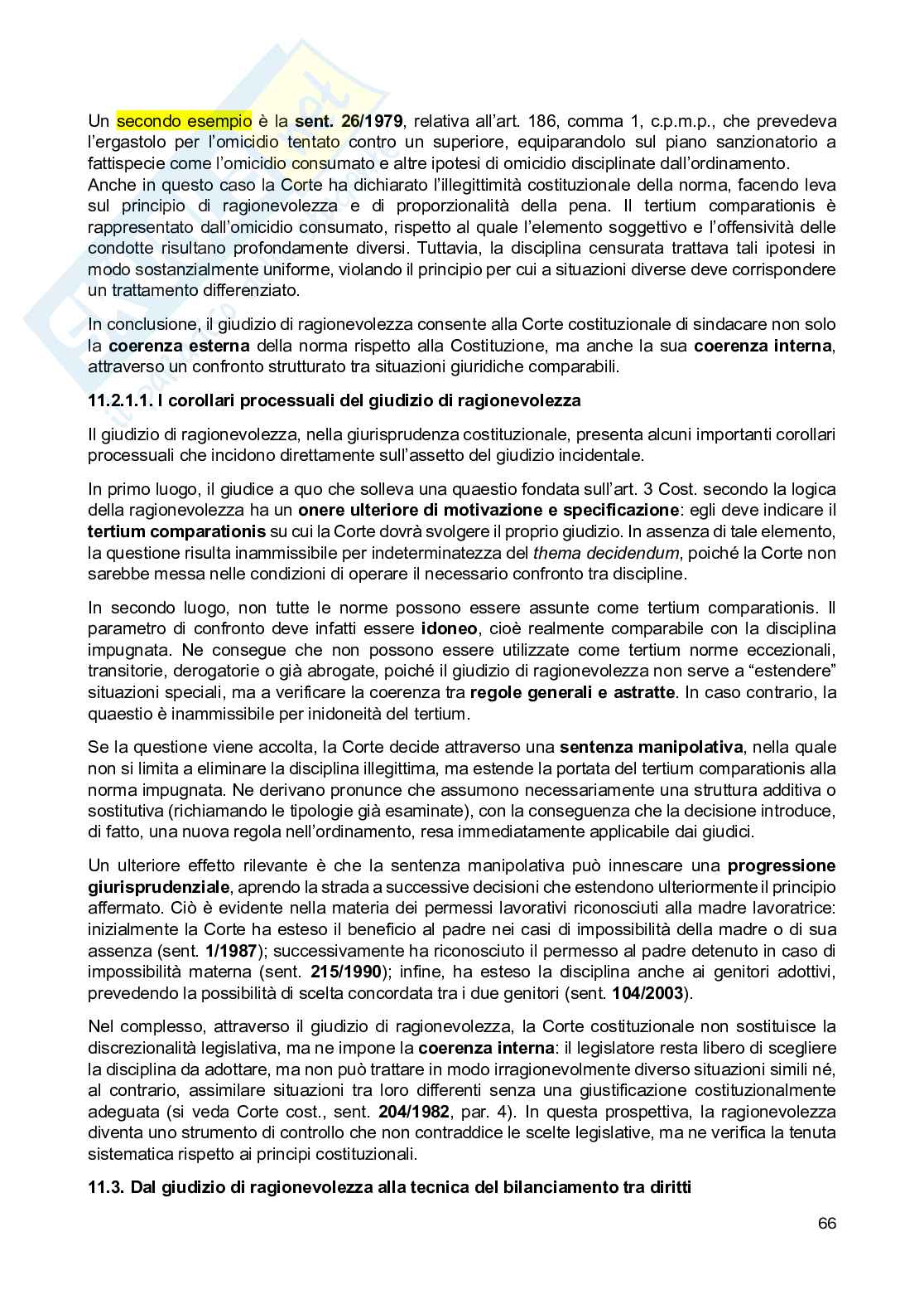 Appunti di Diritto costituzionale avanzato Pag. 66