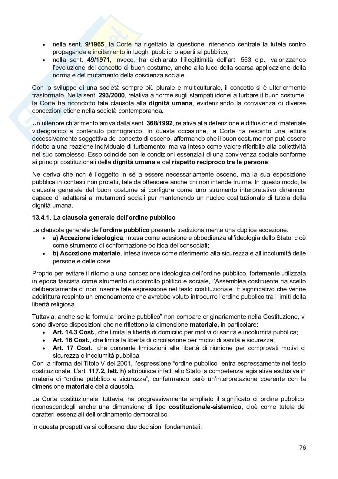 Appunti di Diritto costituzionale avanzato Pag. 76