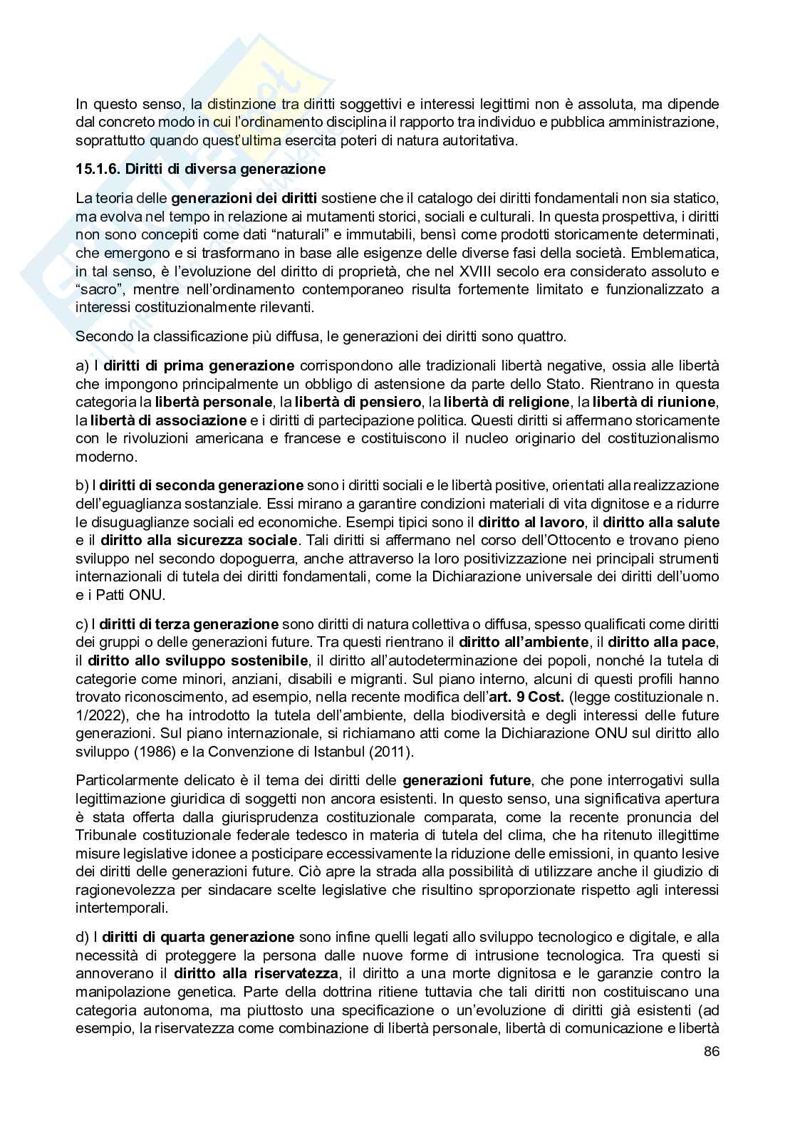 Appunti di Diritto costituzionale avanzato Pag. 86