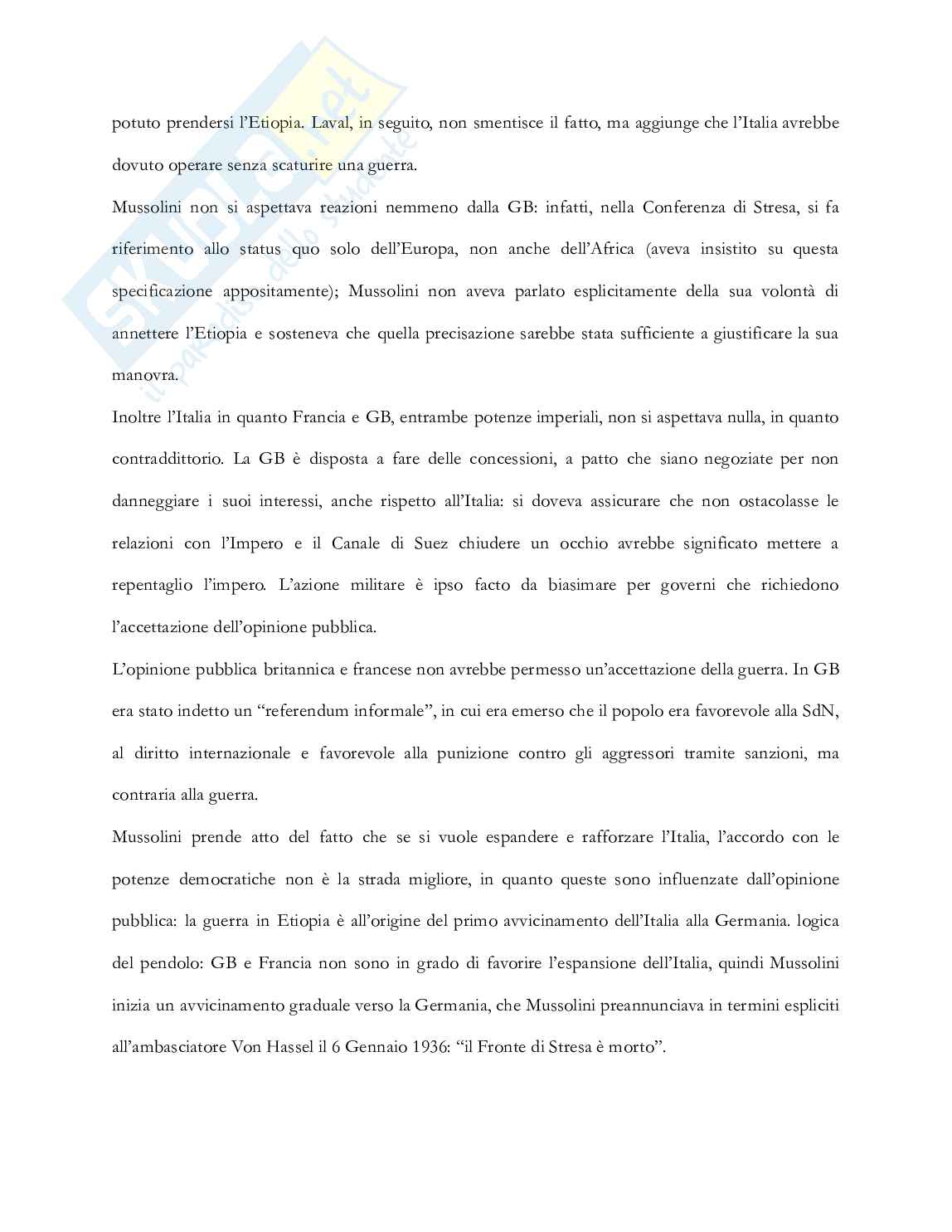 Riassunto esame Storia delle relazioni internazionali, Prof. Vignati Daniela, libro consigliato Storia delle relazioni internazionali , Di Nolfo  Pag. 36