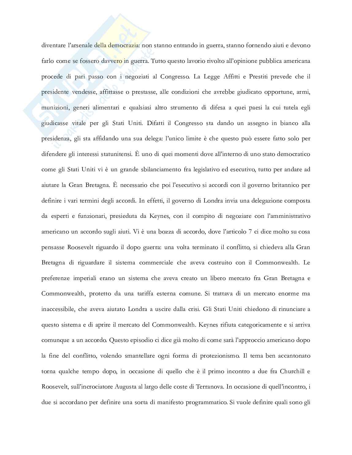 Riassunto esame Storia delle relazioni internazionali, Prof. Vignati Daniela, libro consigliato Storia delle relazioni internazionali , Di Nolfo  Pag. 56