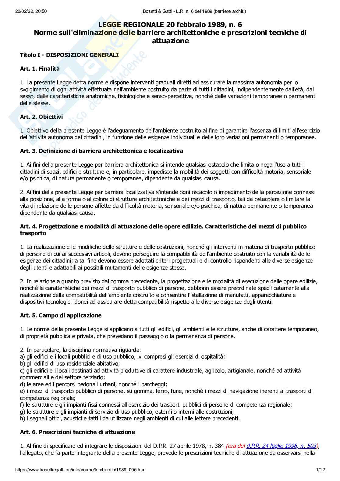 Norme Pag. 1